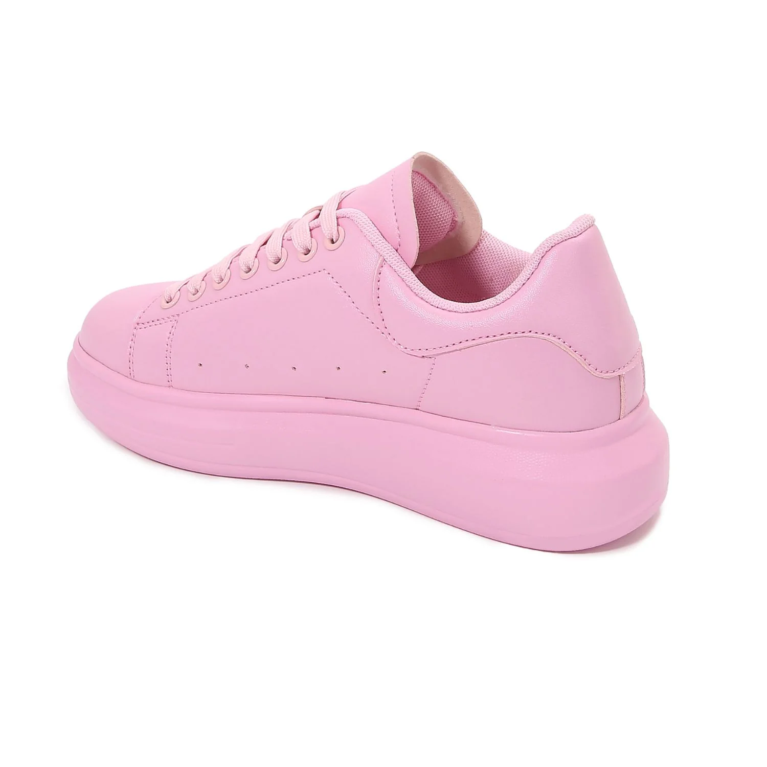 Simplicity Pure Color Platform Sneaker - Image 13