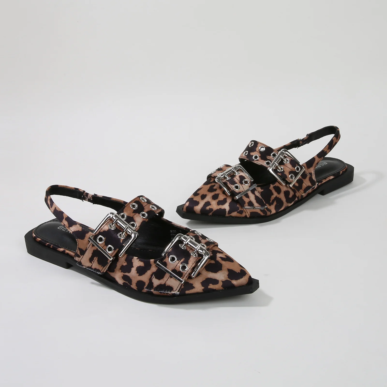 Addison Double Buckled Slingback Flats - Image 20