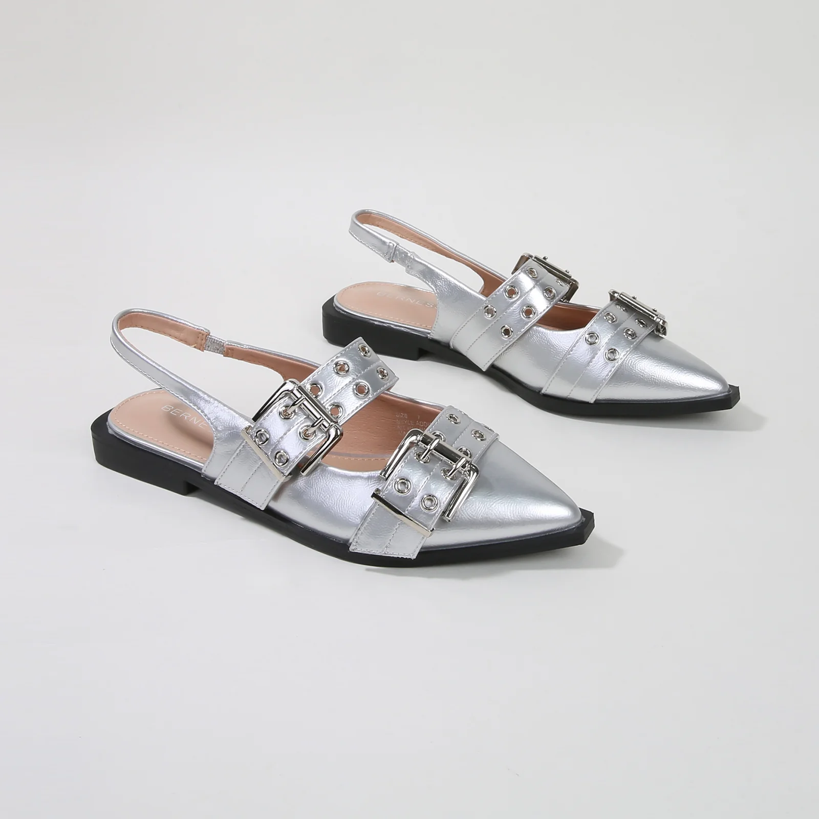 Addison Double Buckled Slingback Flats - Image 28