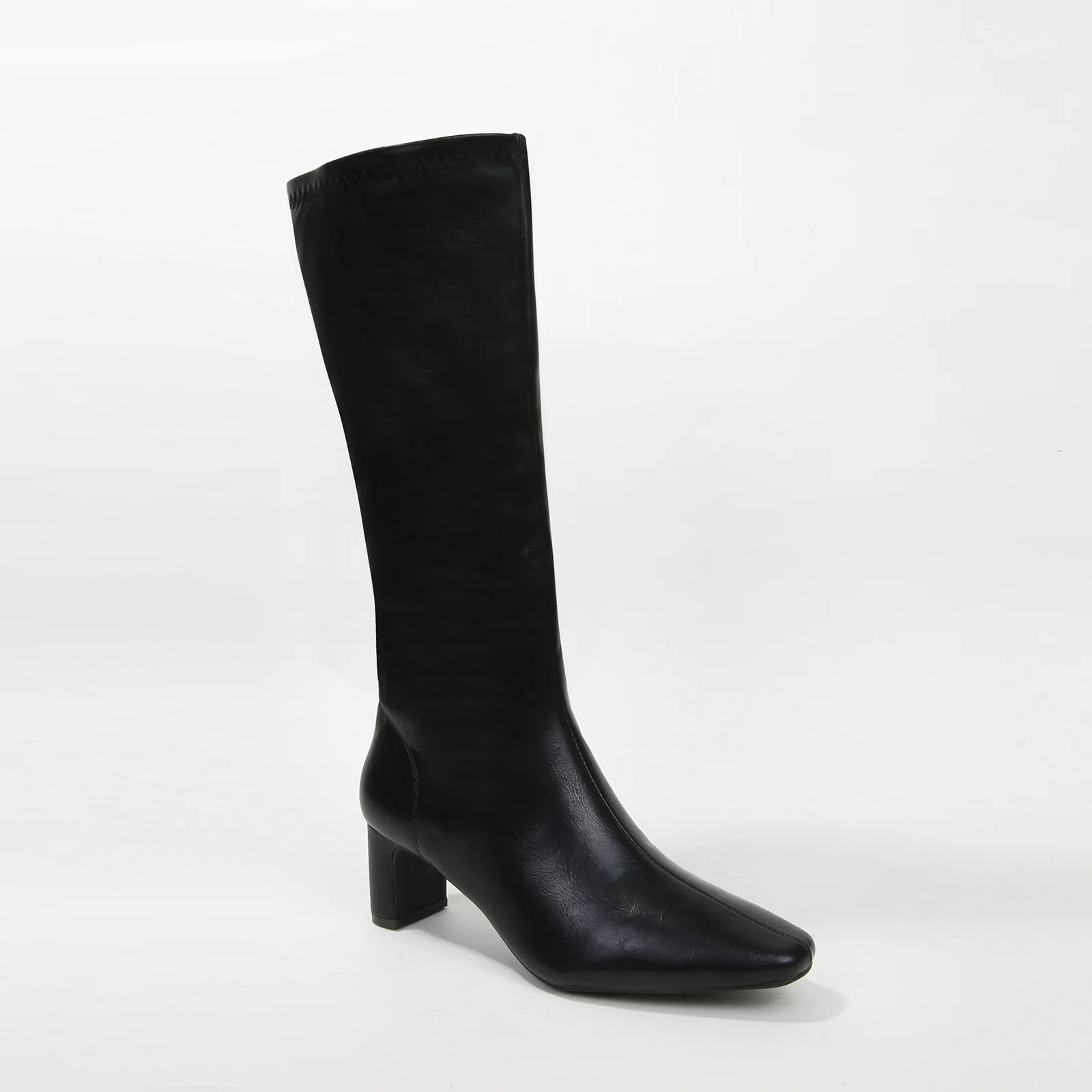 Adrienne Vegan Leather Knee High Dress Boots - Image 6