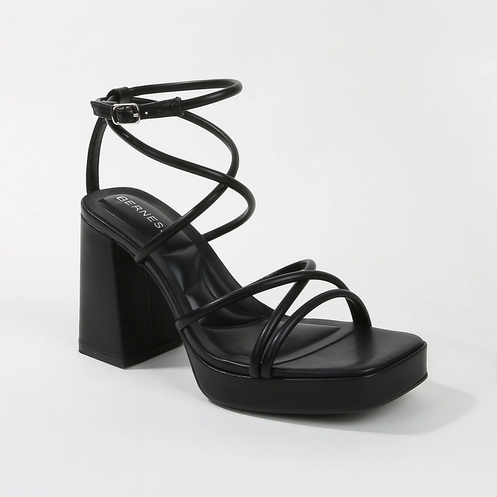 Aggie Strappy Platform Heels - Image 11