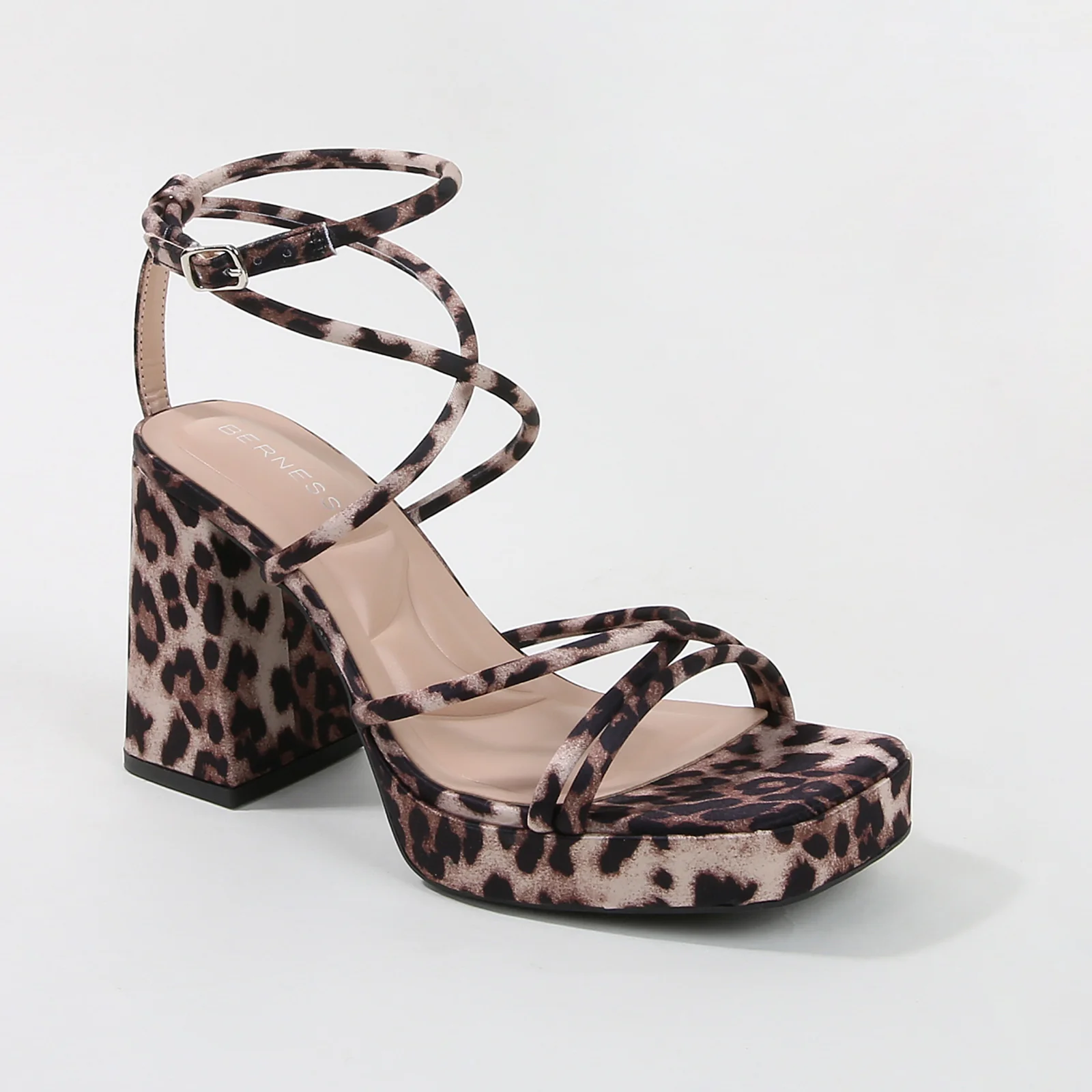 Aggie Strappy Platform Heels - Image 6