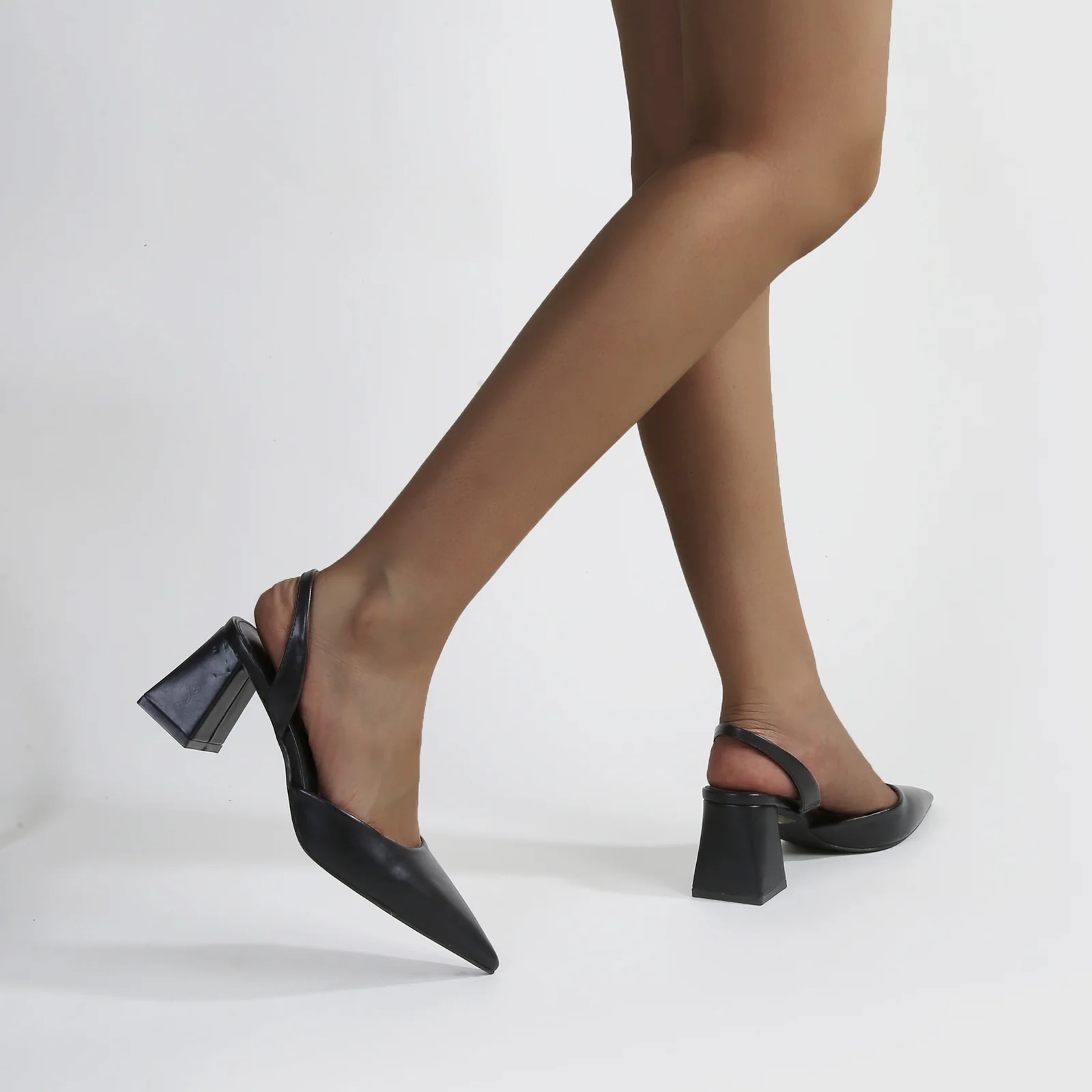 Alessia Dressy Slingback Block Heel Pumps - Image 18