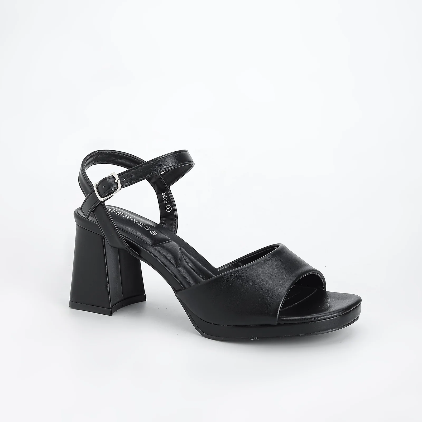 Amos Faux Leather Platform Block Heels - Image 11