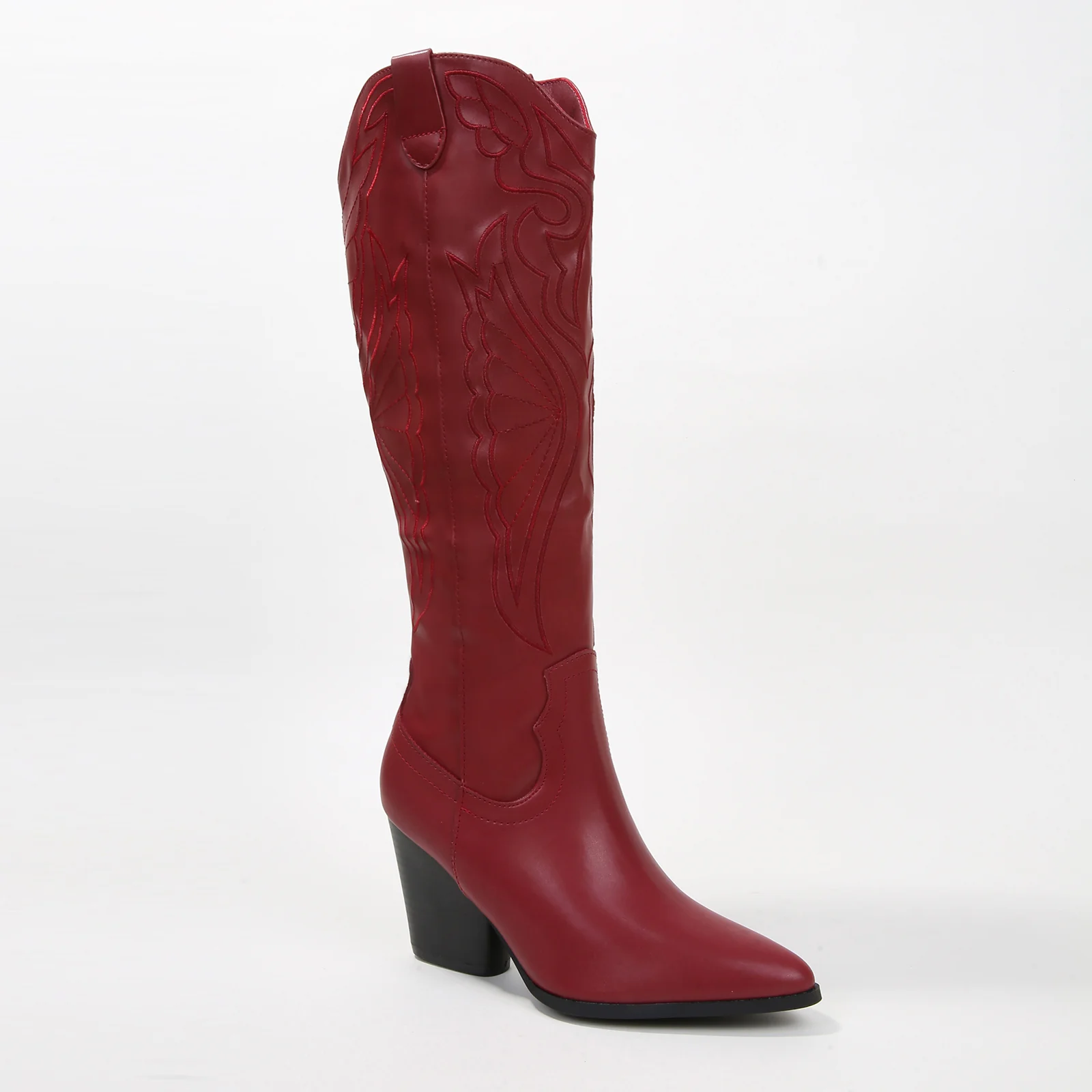 Anamaria Knee High Embroidered Western Boots - Image 11