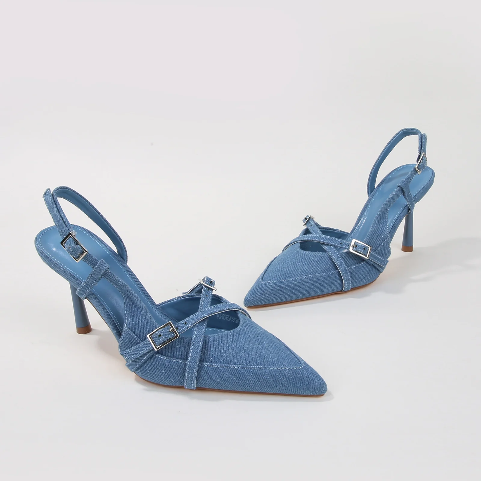 Anderson Crisscross Straps Pump Heels - Image 18