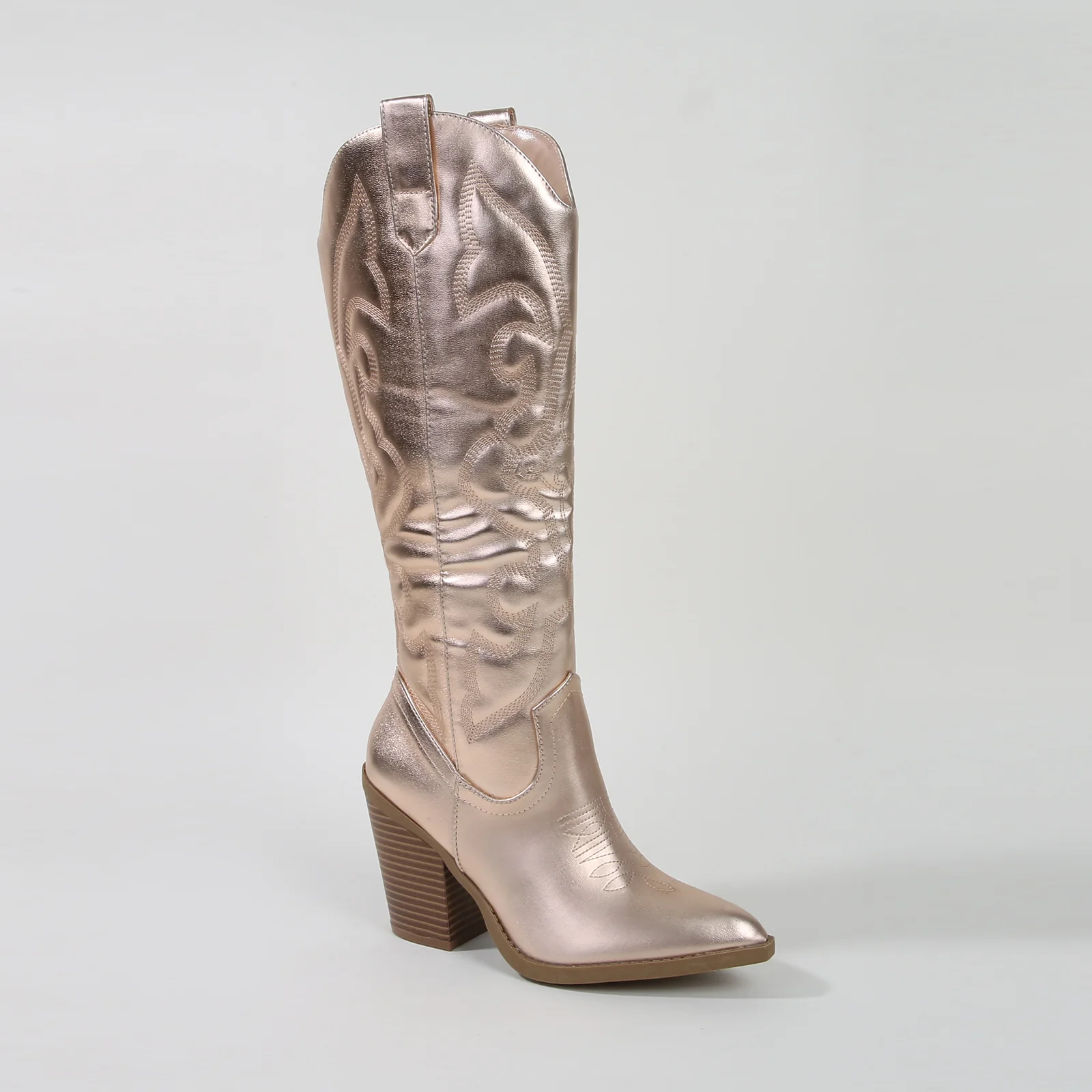 Arizona Faux Leather Cowboy Western Boots - Image 10