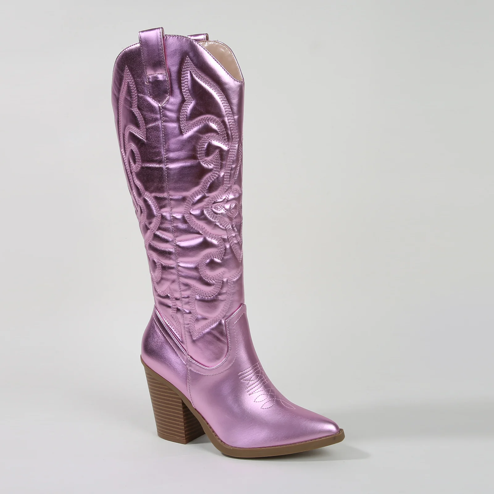 Arizona Faux Leather Cowboy Western Boots - Image 16