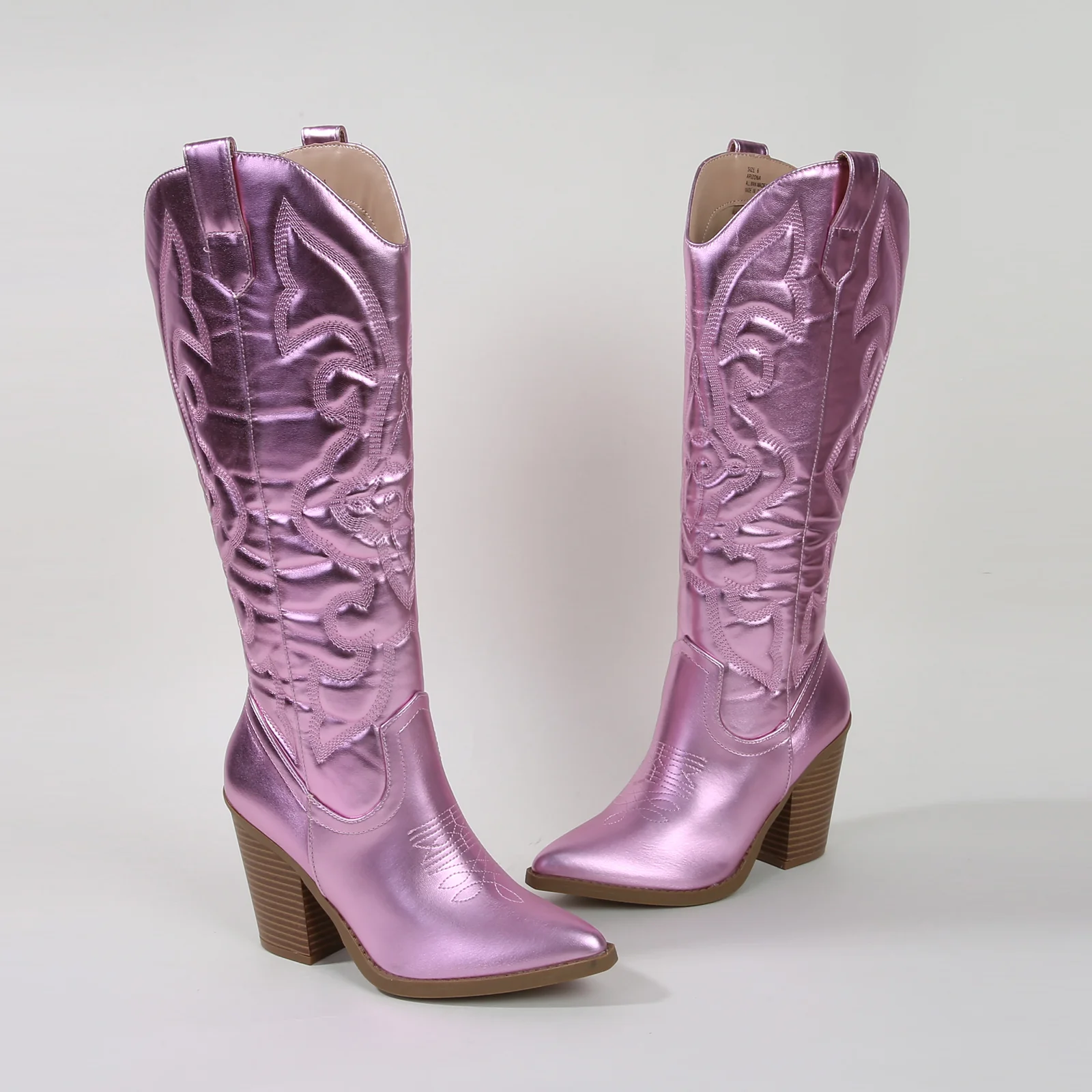 Arizona Faux Leather Cowboy Western Boots - Image 18