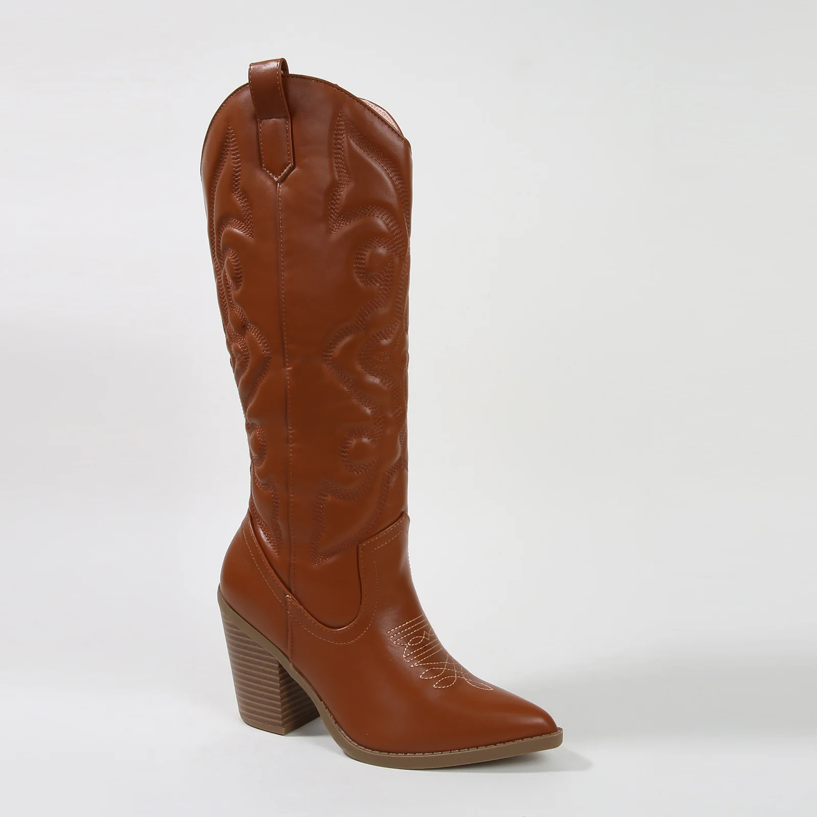 Arizona Faux Leather Cowboy Western Boots - Image 27