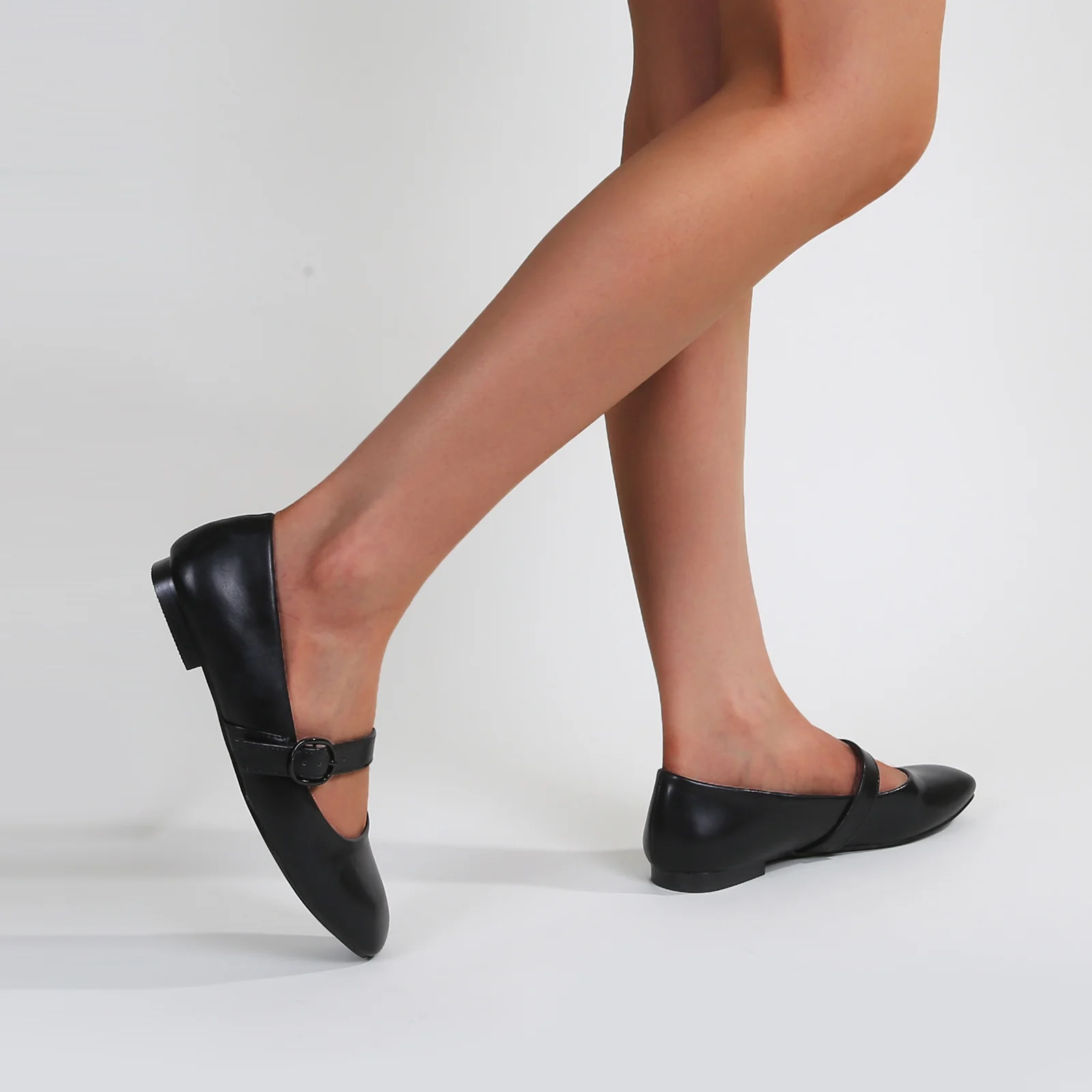 Bona Classic Faux Leather Mary Jane Flats - Image 10