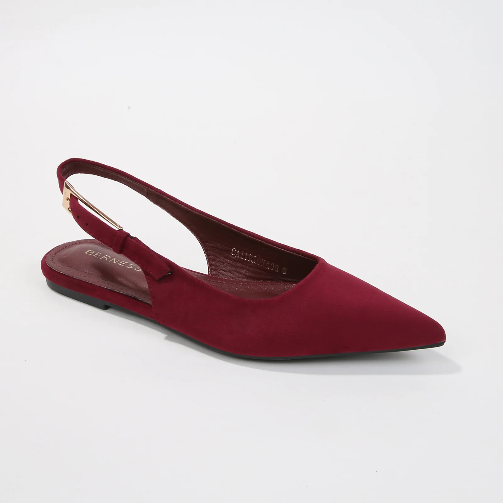 Caitriona Suede Pointed Slingback Flats - Image 13