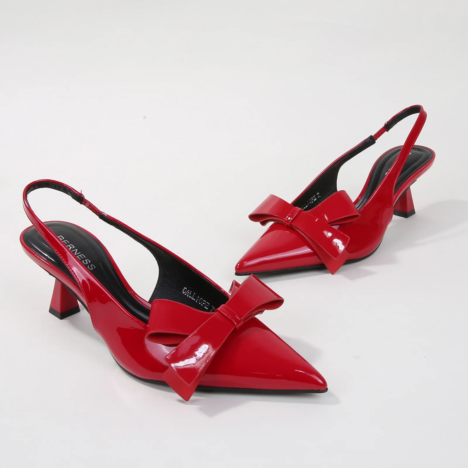 Calliope Patent Slingback Kitten Heels - Image 11