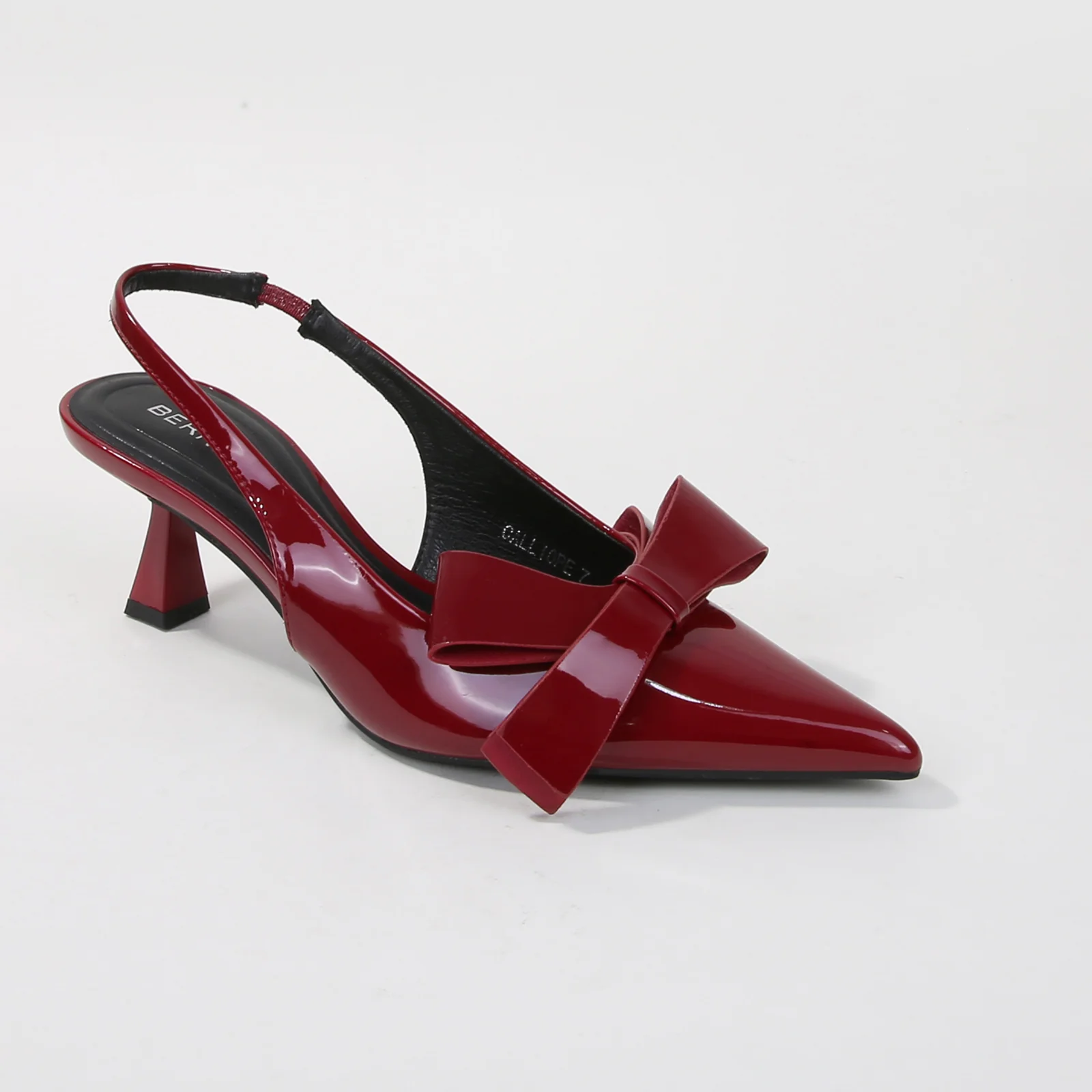 Calliope Patent Slingback Kitten Heels - Image 13
