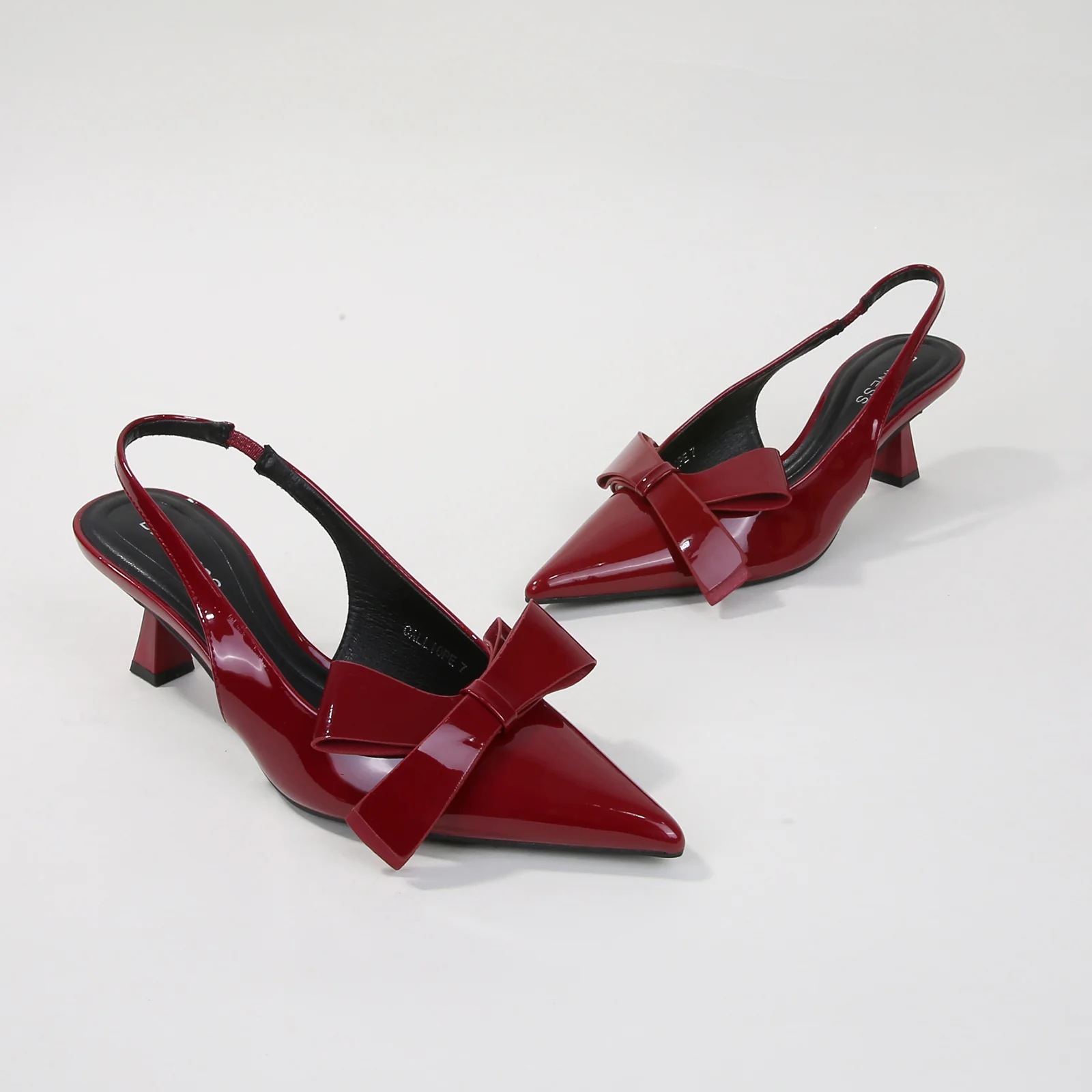 Calliope Patent Slingback Kitten Heels - Image 14