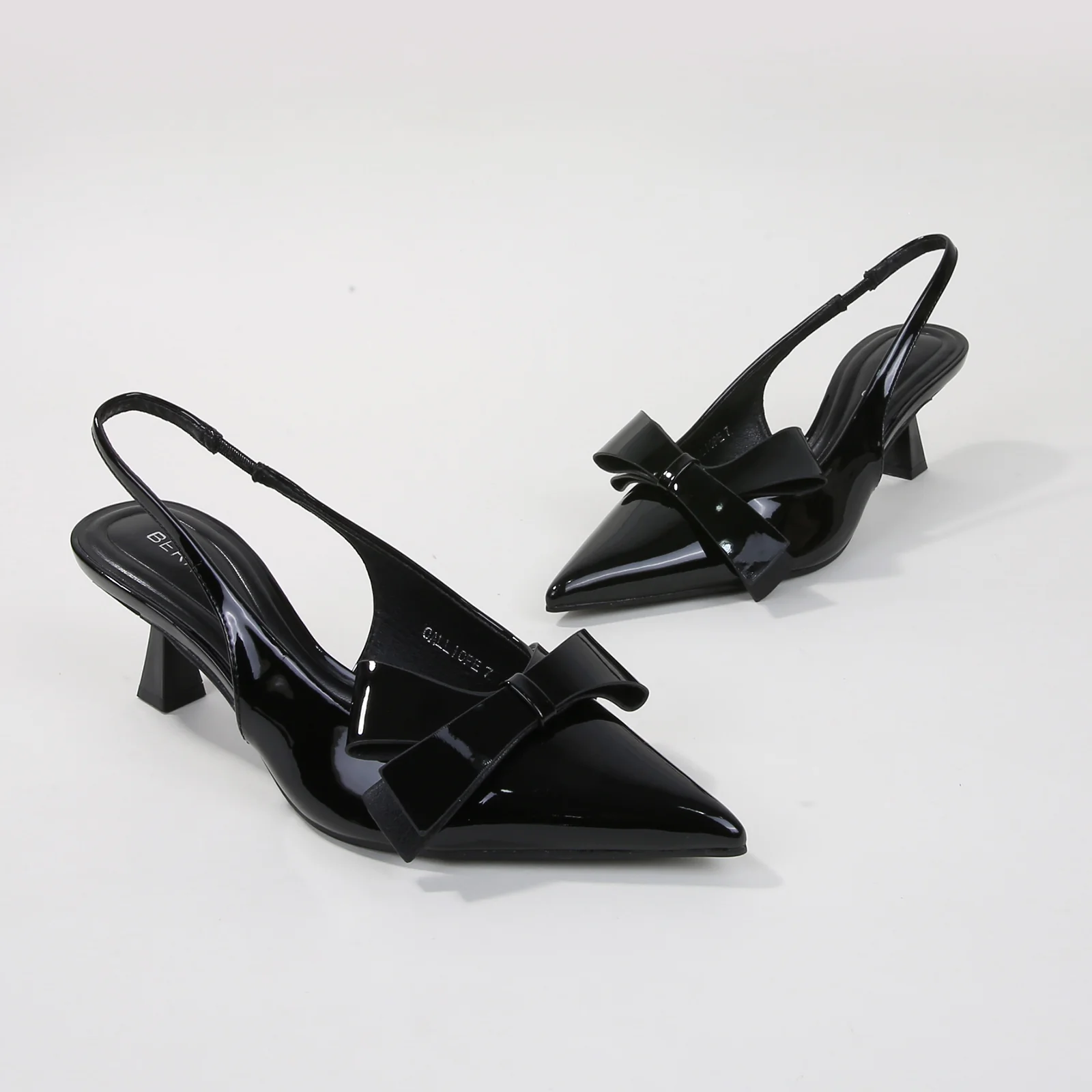 Calliope Patent Slingback Kitten Heels - Image 17