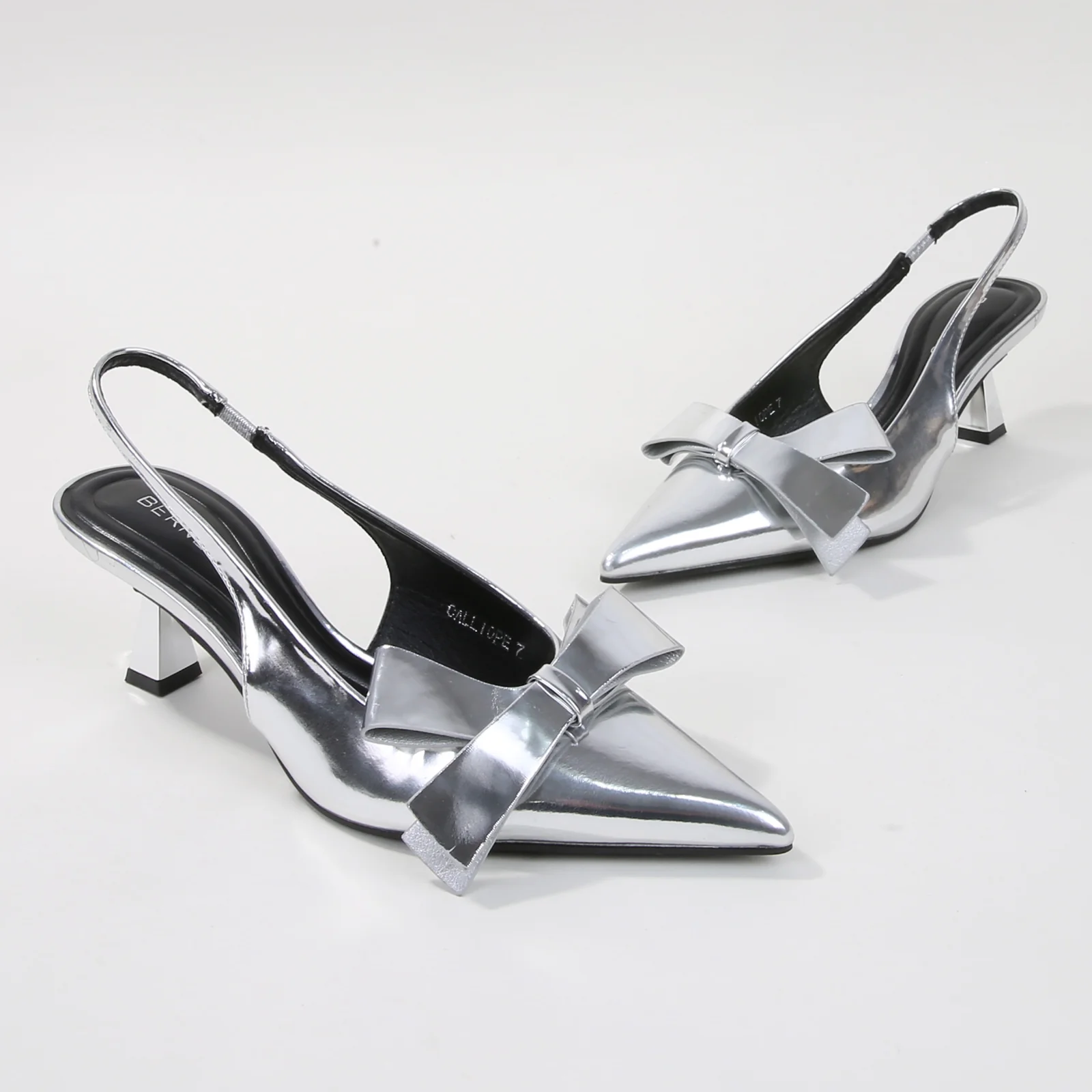 Calliope Patent Slingback Kitten Heels - Image 20