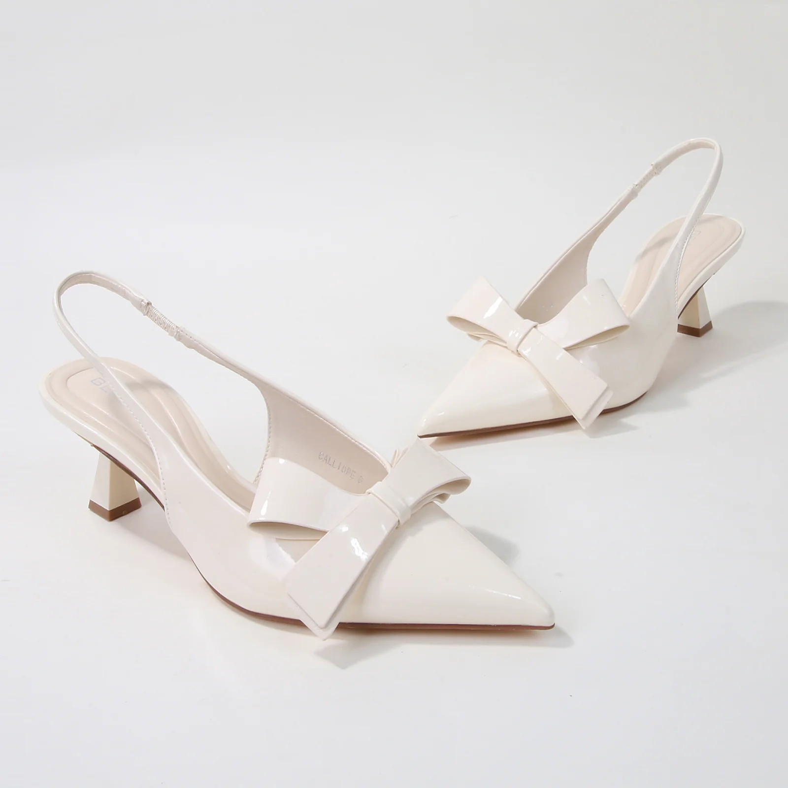 Calliope Patent Slingback Kitten Heels - Image 23