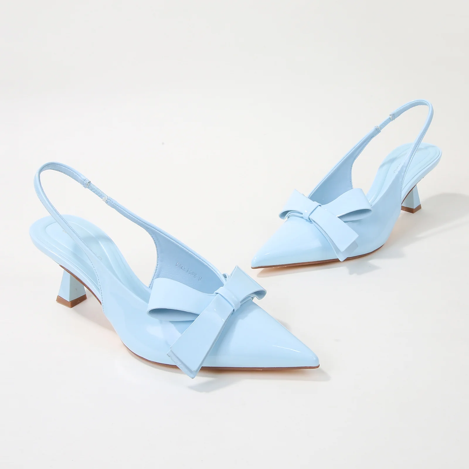 Calliope Patent Slingback Kitten Heels - Image 29