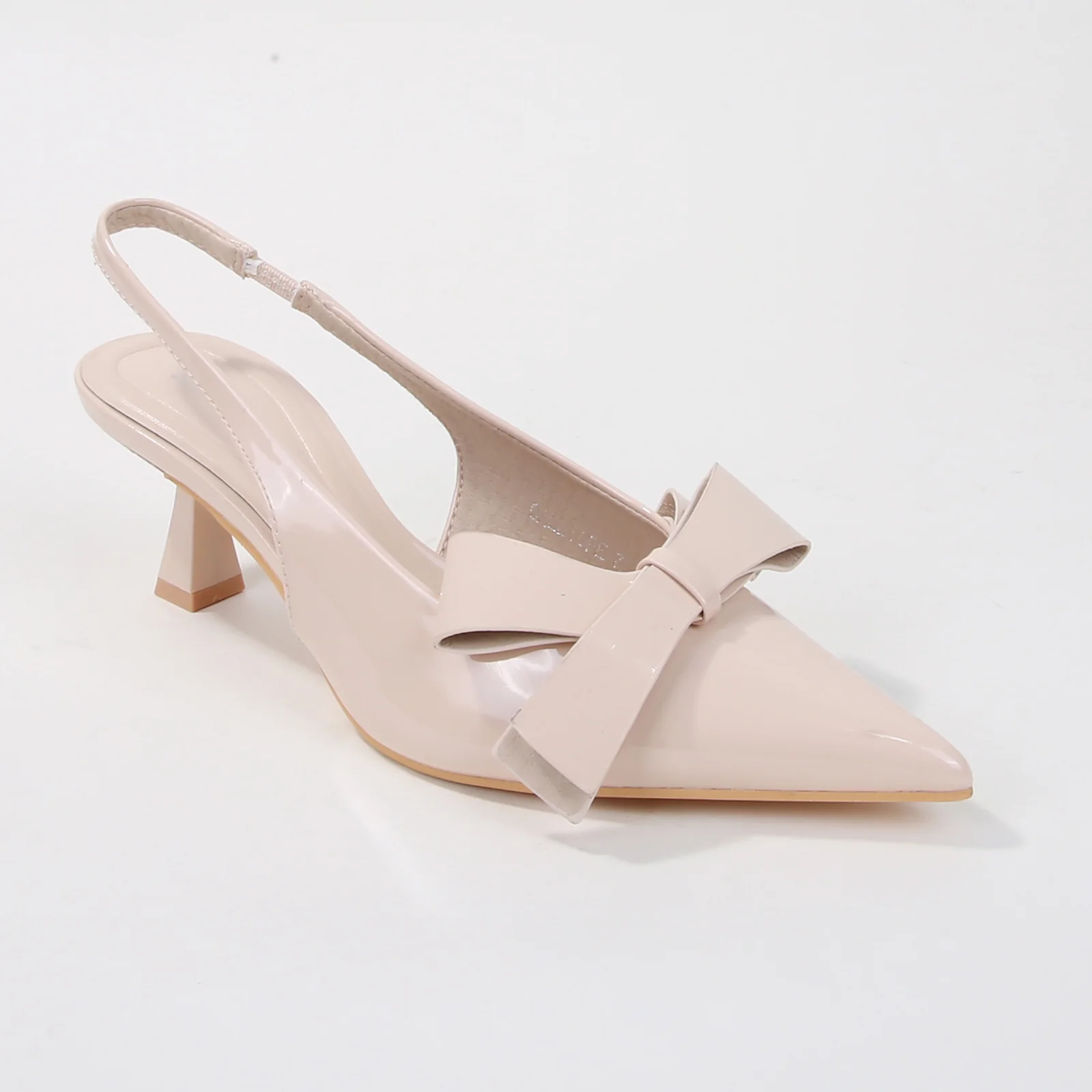 Calliope Patent Slingback Kitten Heels - Image 7