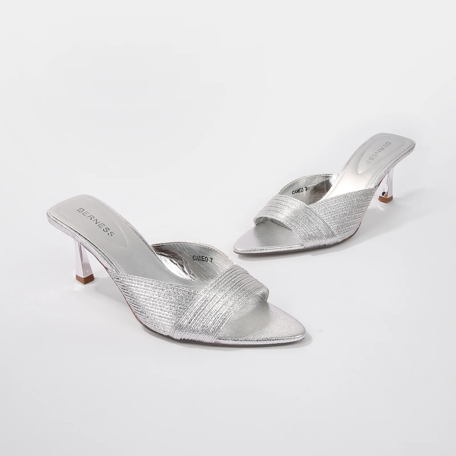 Cameo Metallic Mule Heels - Image 12