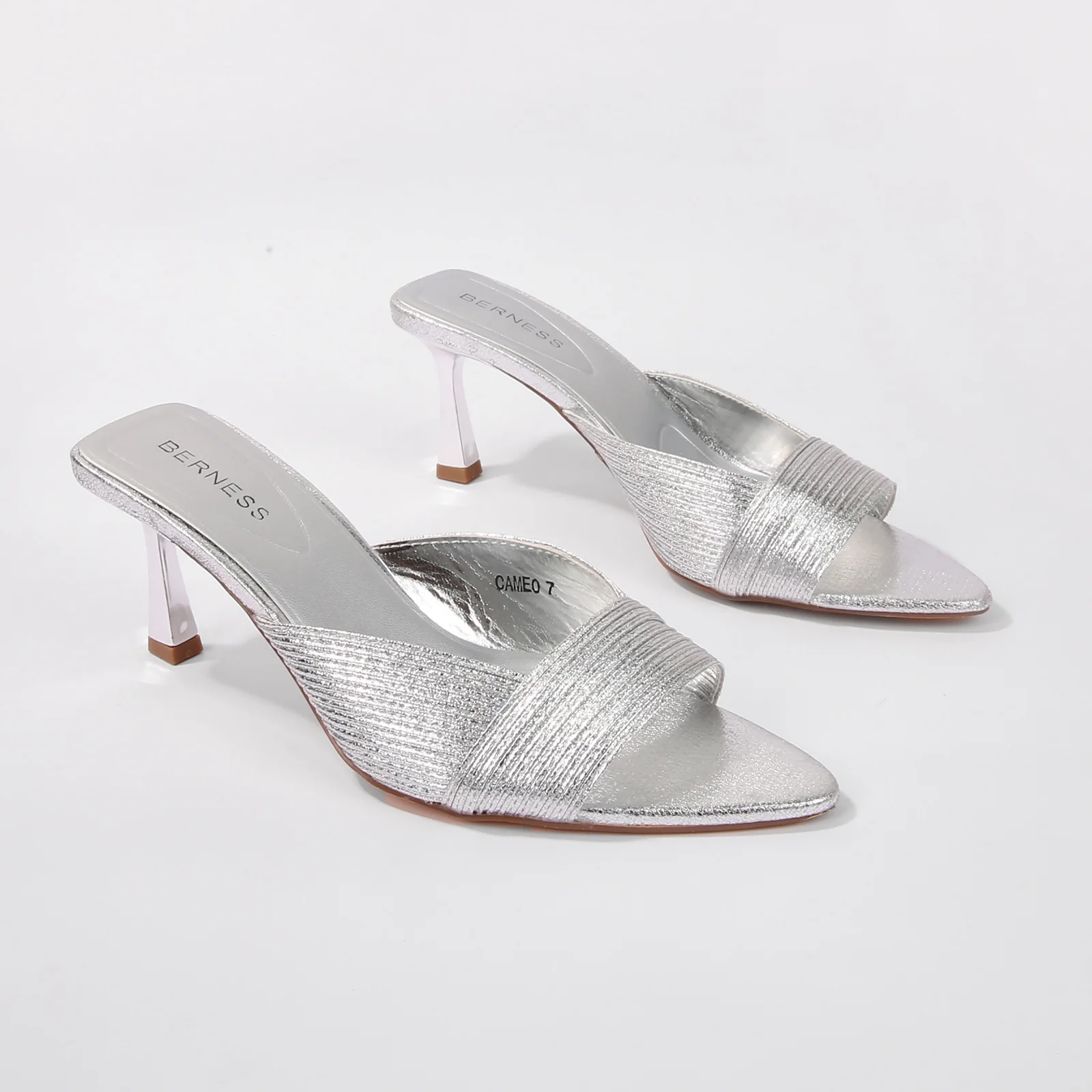 Cameo Metallic Mule Heels - Image 13