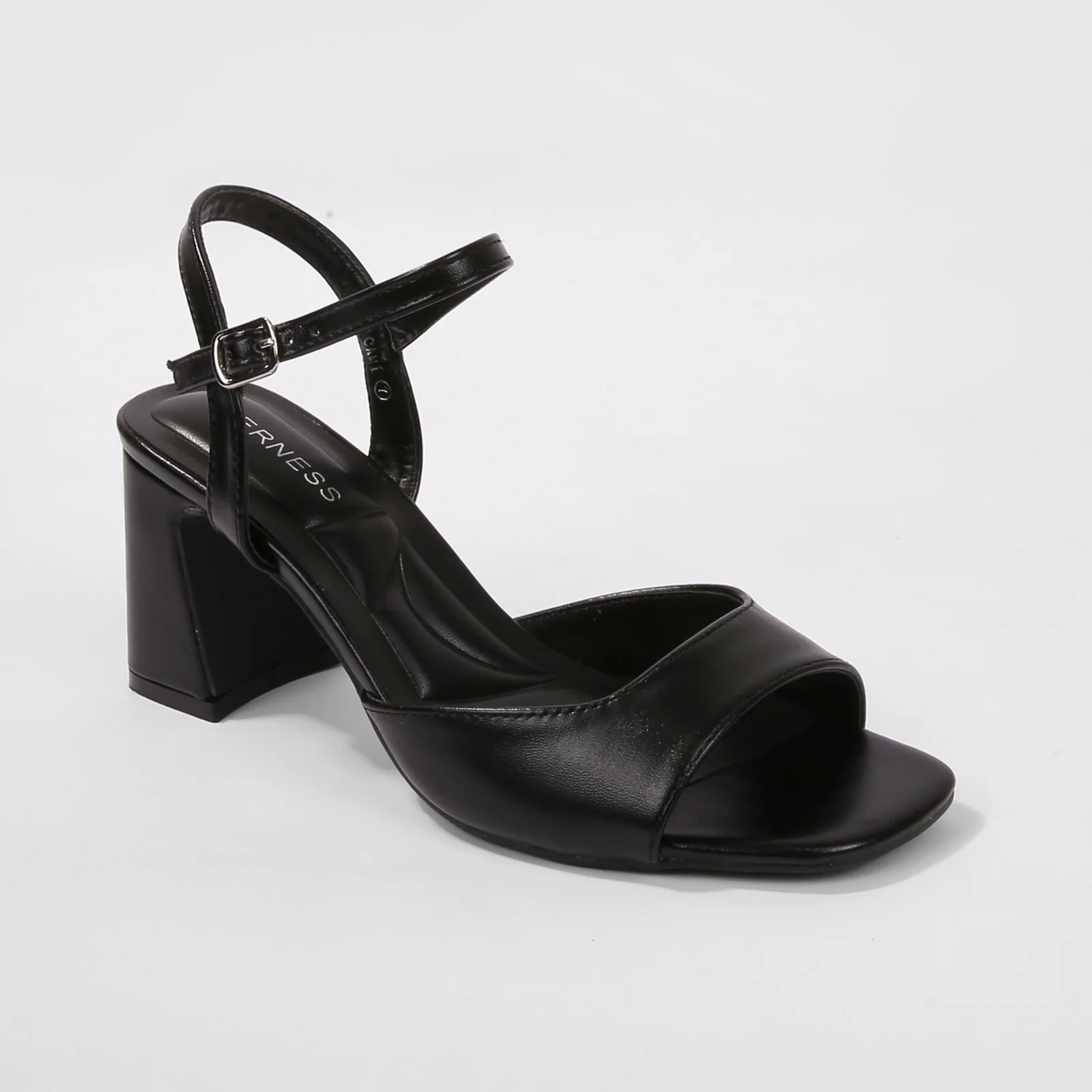 Cami Faux Leather Block Heels - Image 6