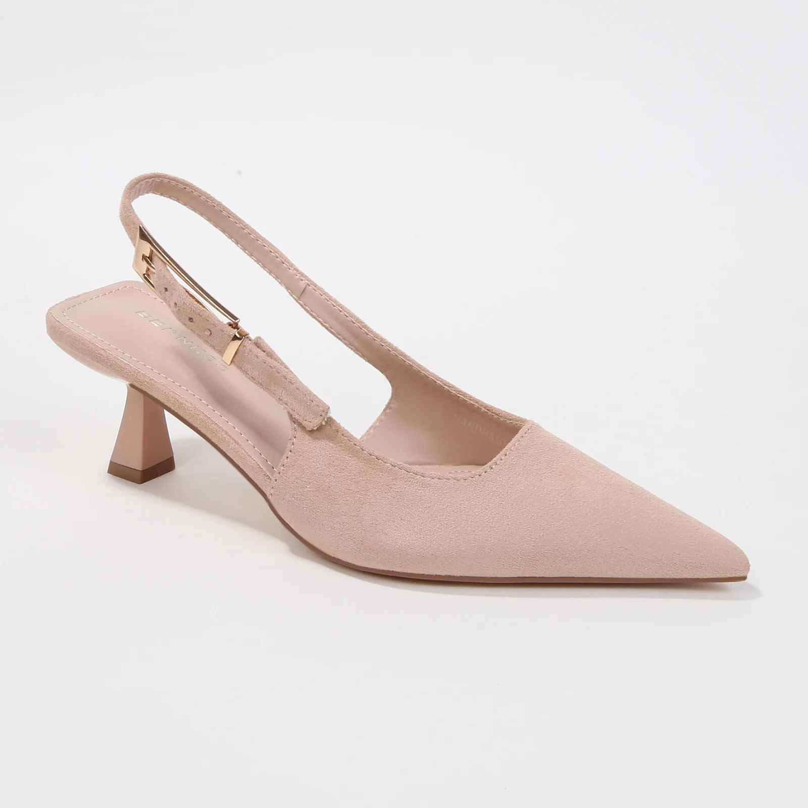 Cassandra Slingback Heels with Suede Finish - Image 5