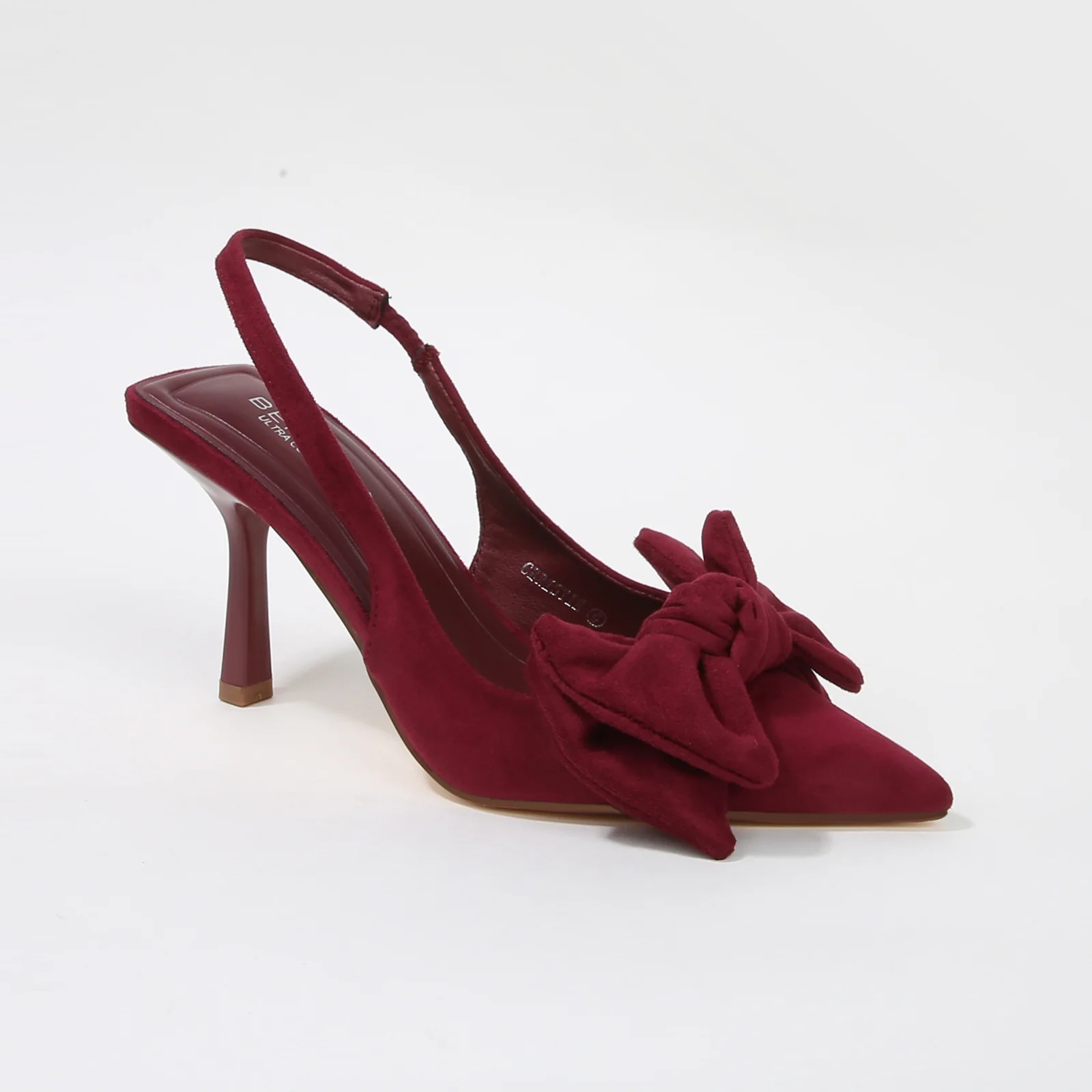 Christie Suede Bow Slingback Pump Heels - Image 17