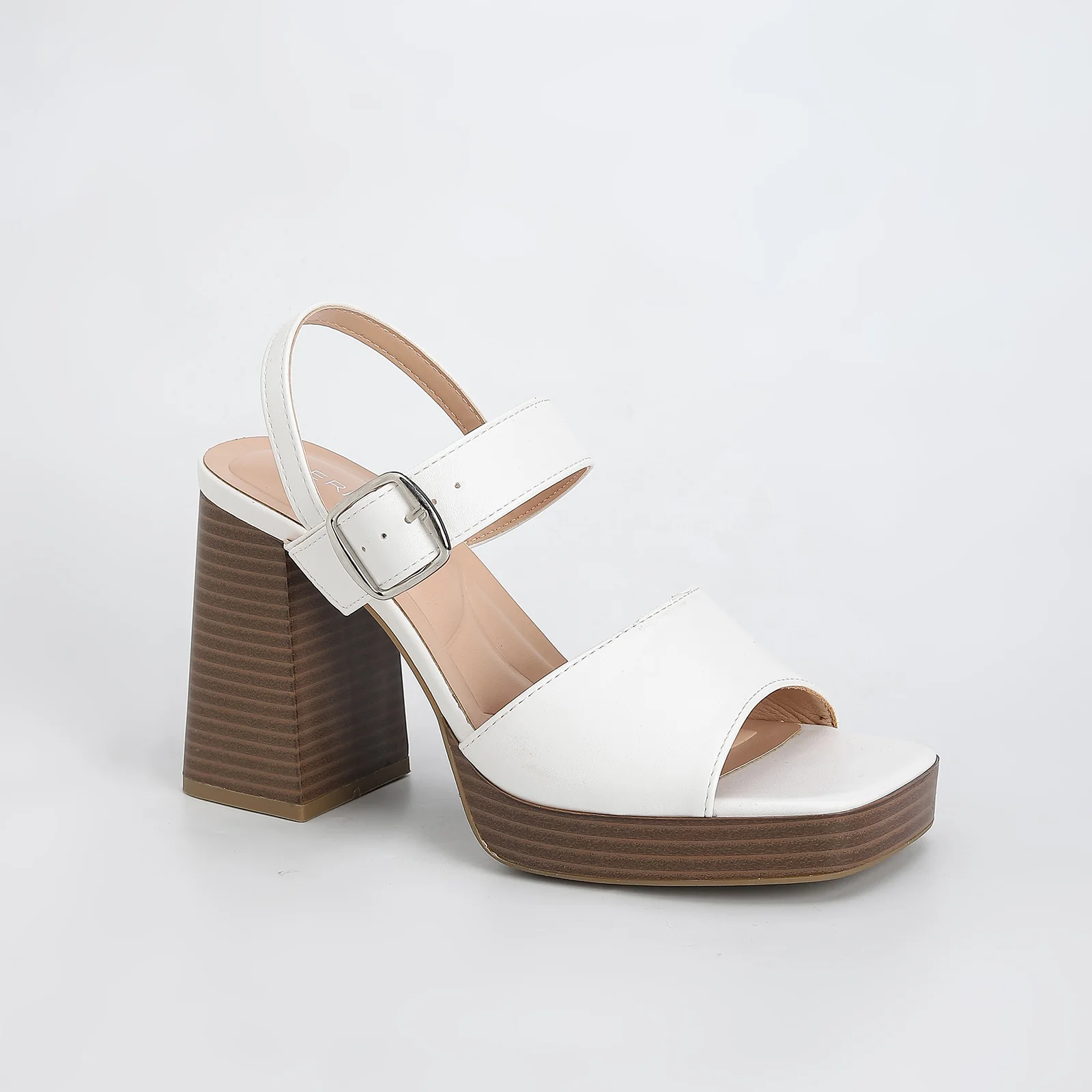 Cobi Faux Leather Platform Block Heels - Image 11
