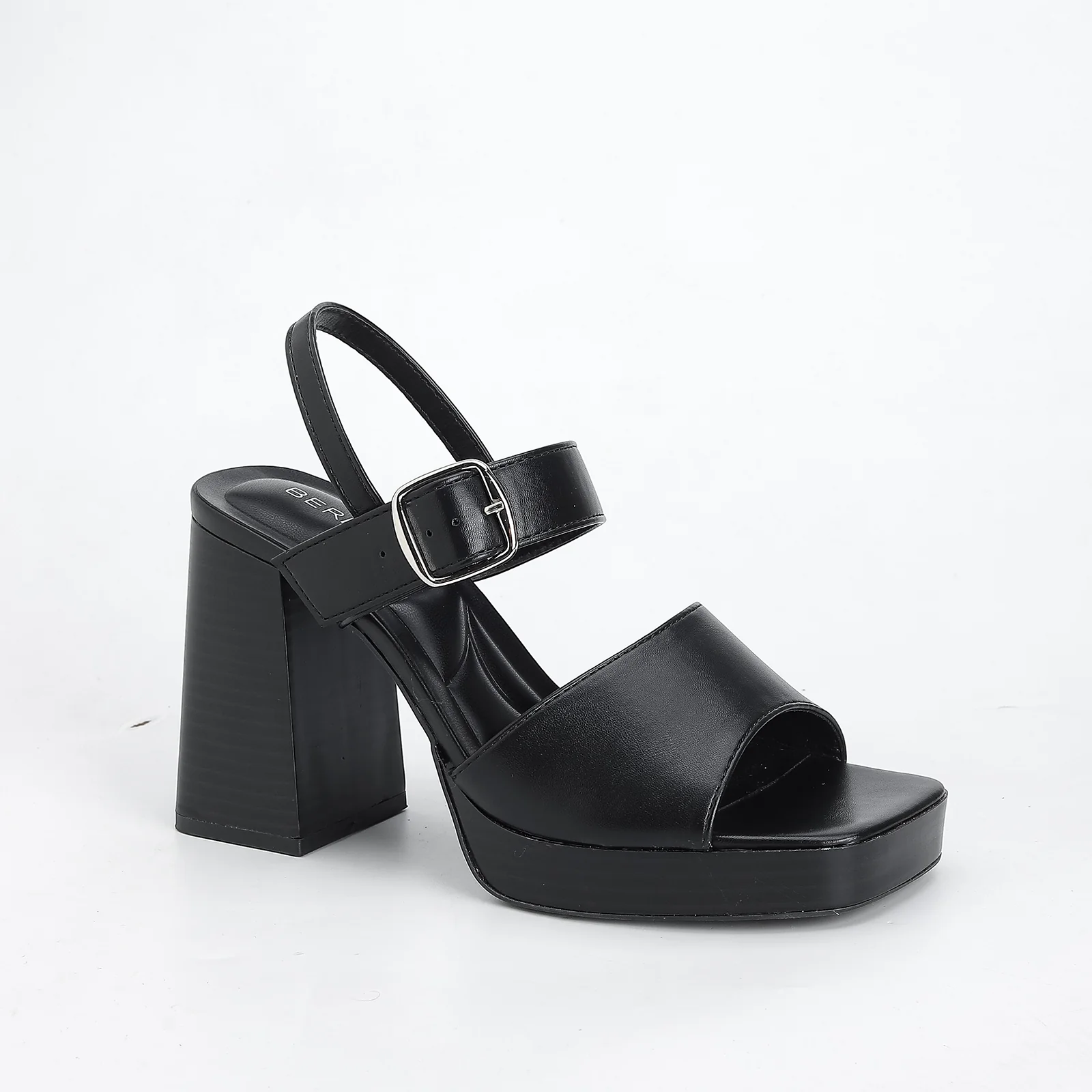 Cobi Faux Leather Platform Block Heels - Image 6