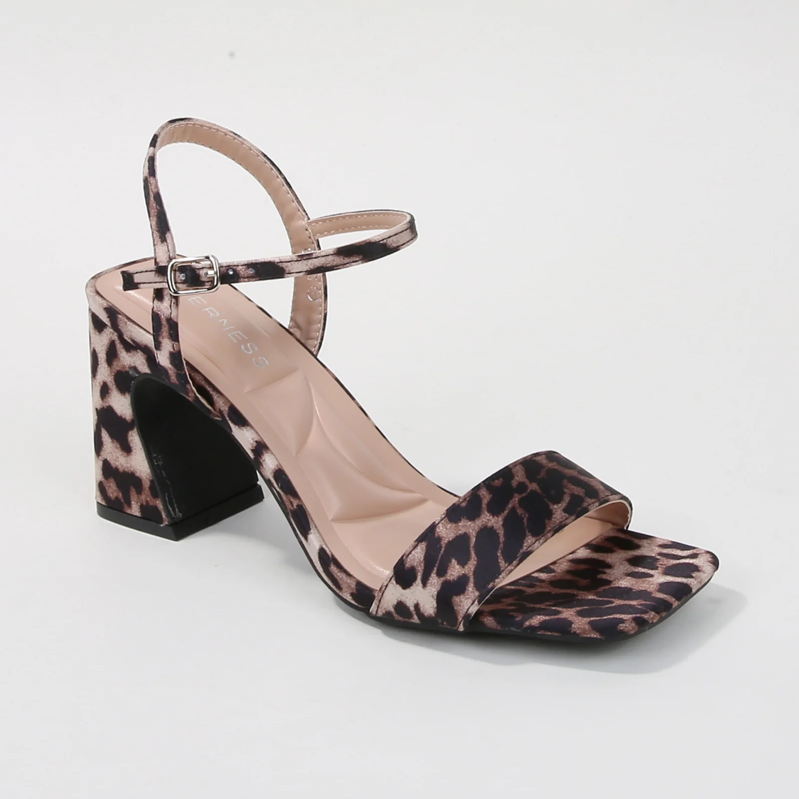 Cross Block Heel Sandals - Image 21