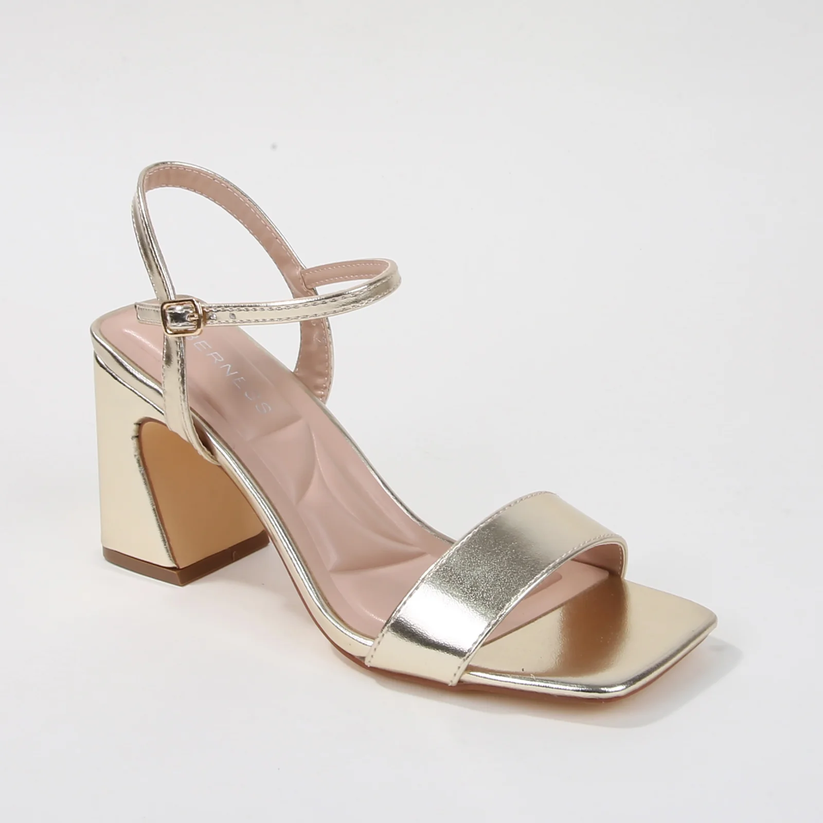 Cross Block Heel Sandals - Image 6
