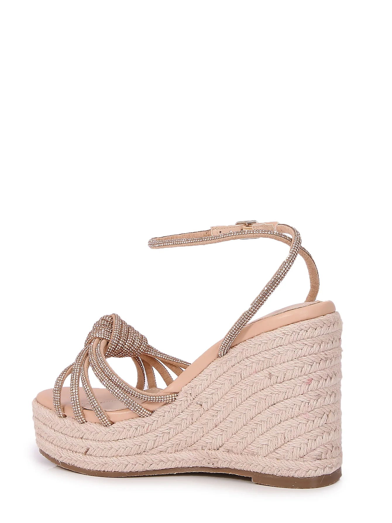 Danica Rhinestone Espadrille Wedge Heels - Image 8