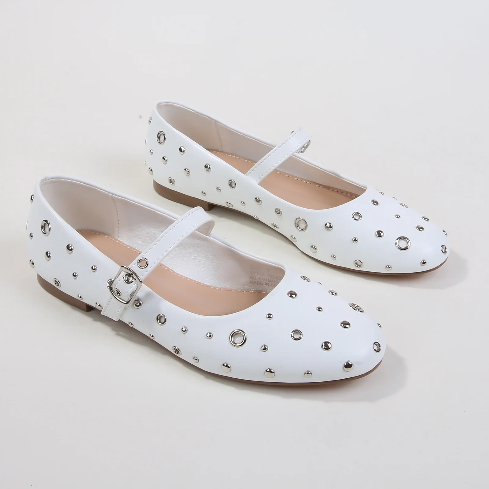 Felicity Studded Mary Jane Flats - Image 11