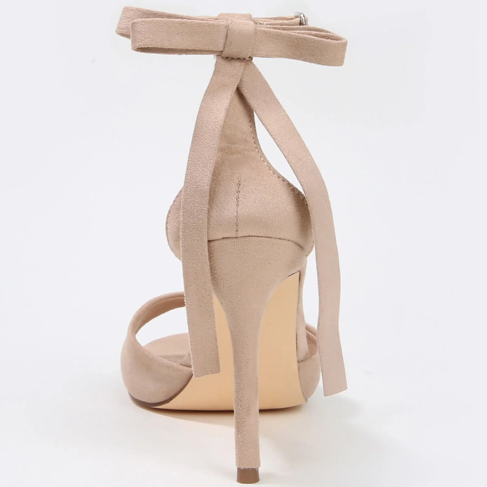 Fia Stiletto Heels with Ankle Strap Back Bow - Image 14