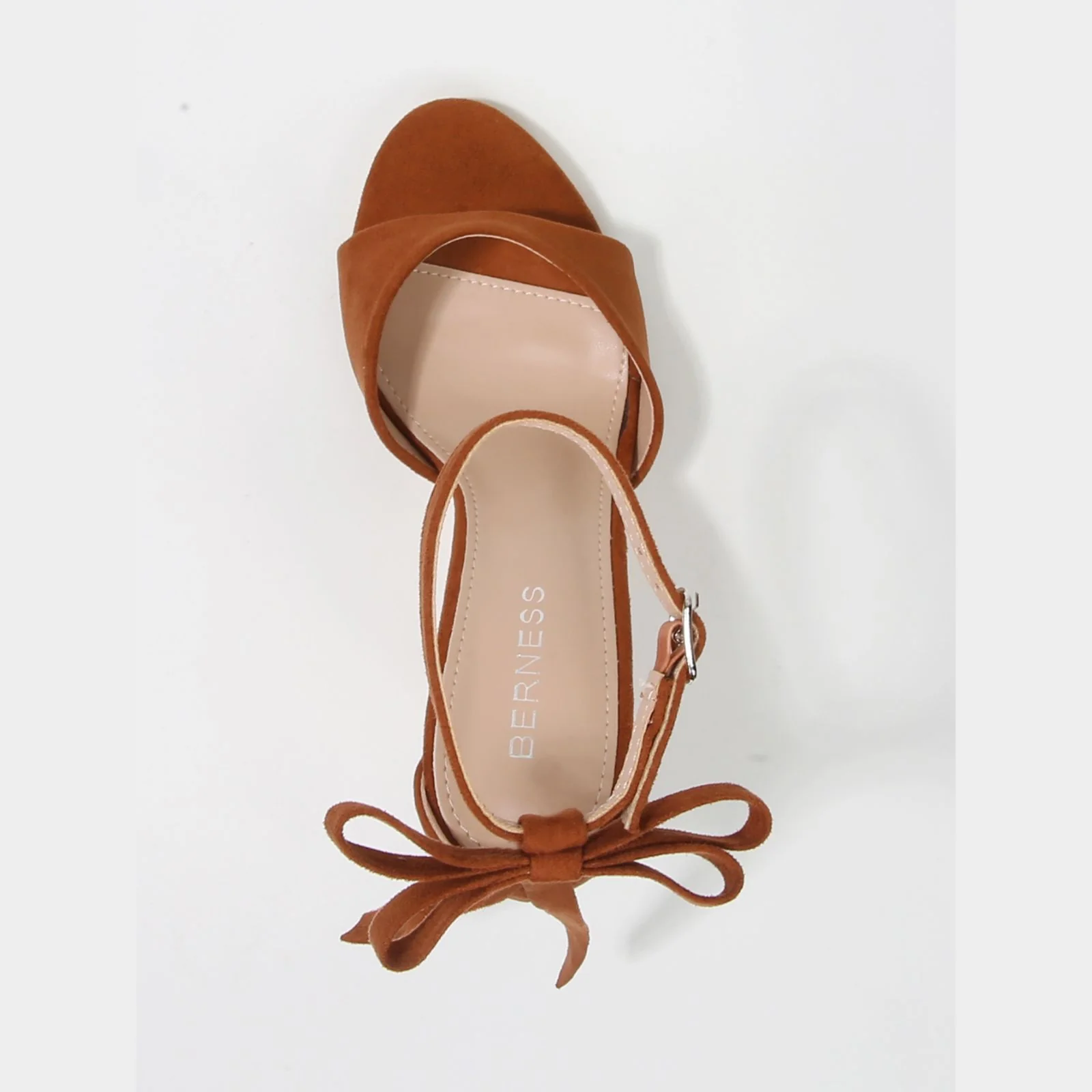 Fia Stiletto Heels with Ankle Strap Back Bow - Image 4