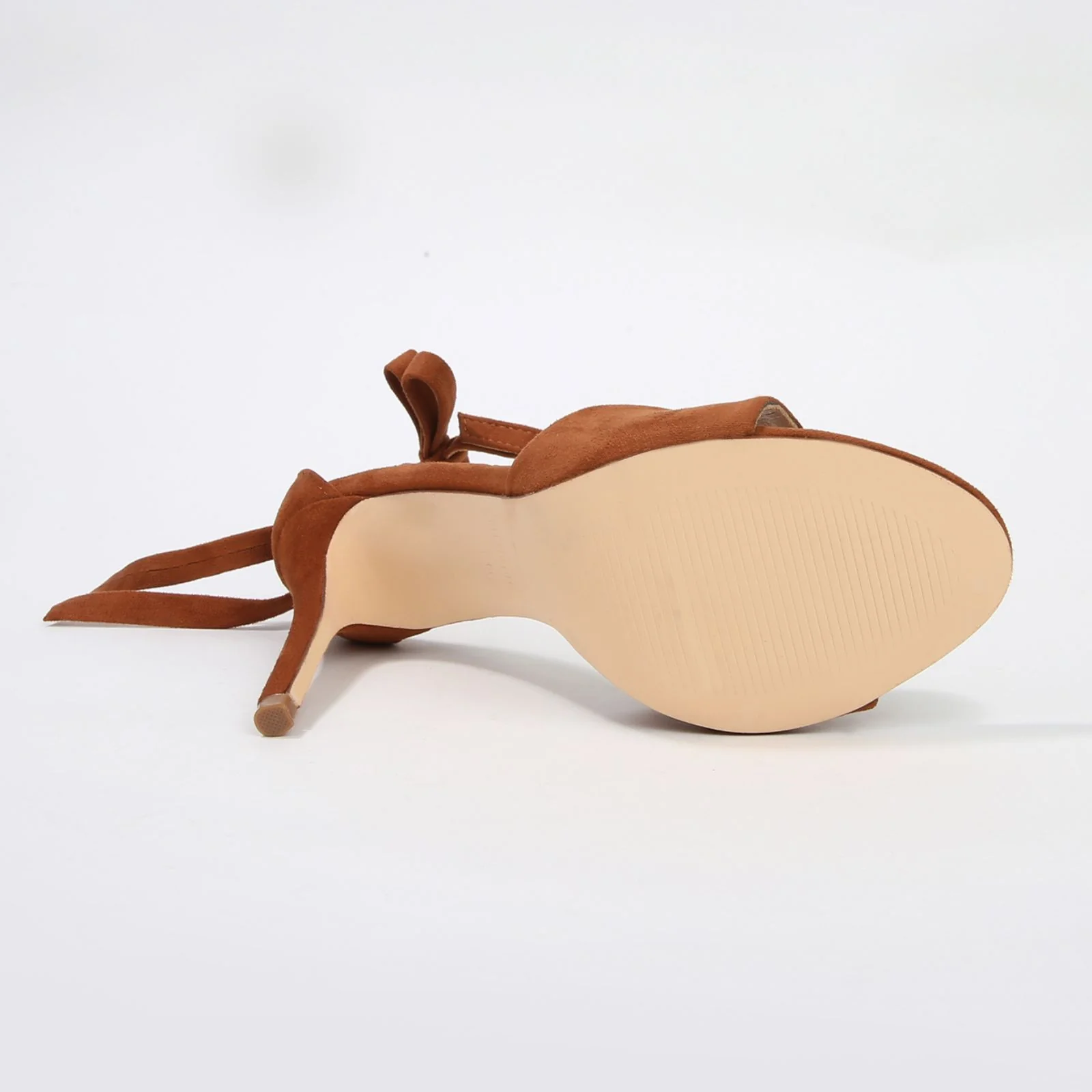 Fia Stiletto Heels with Ankle Strap Back Bow - Image 5