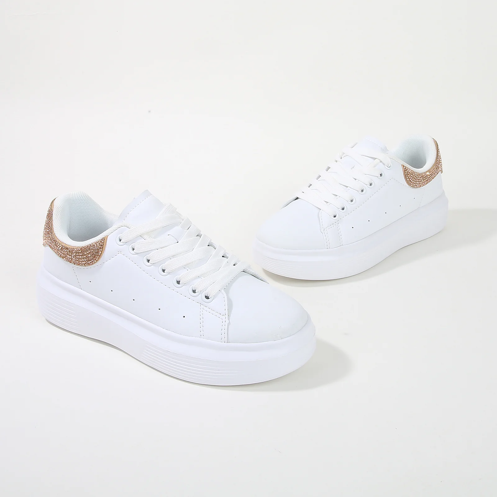 Fortuna Platform Sneaker with Rhinestone Accent - Image 11