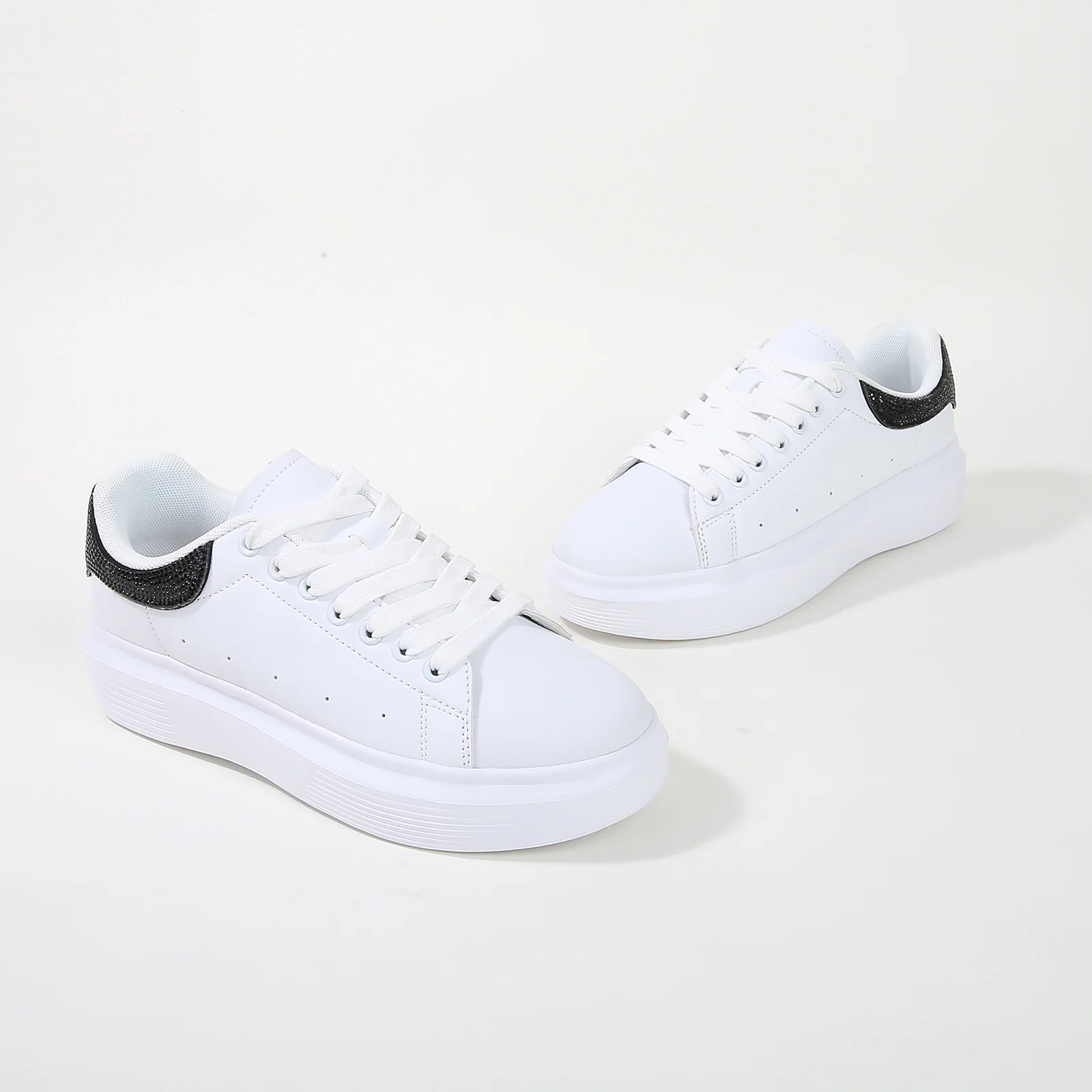 Fortuna Platform Sneaker with Rhinestone Accent - Image 4