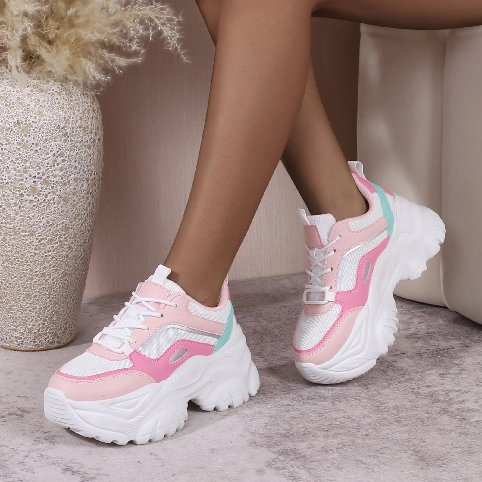 Hanna Chunky Platform Sneakers - Image 6