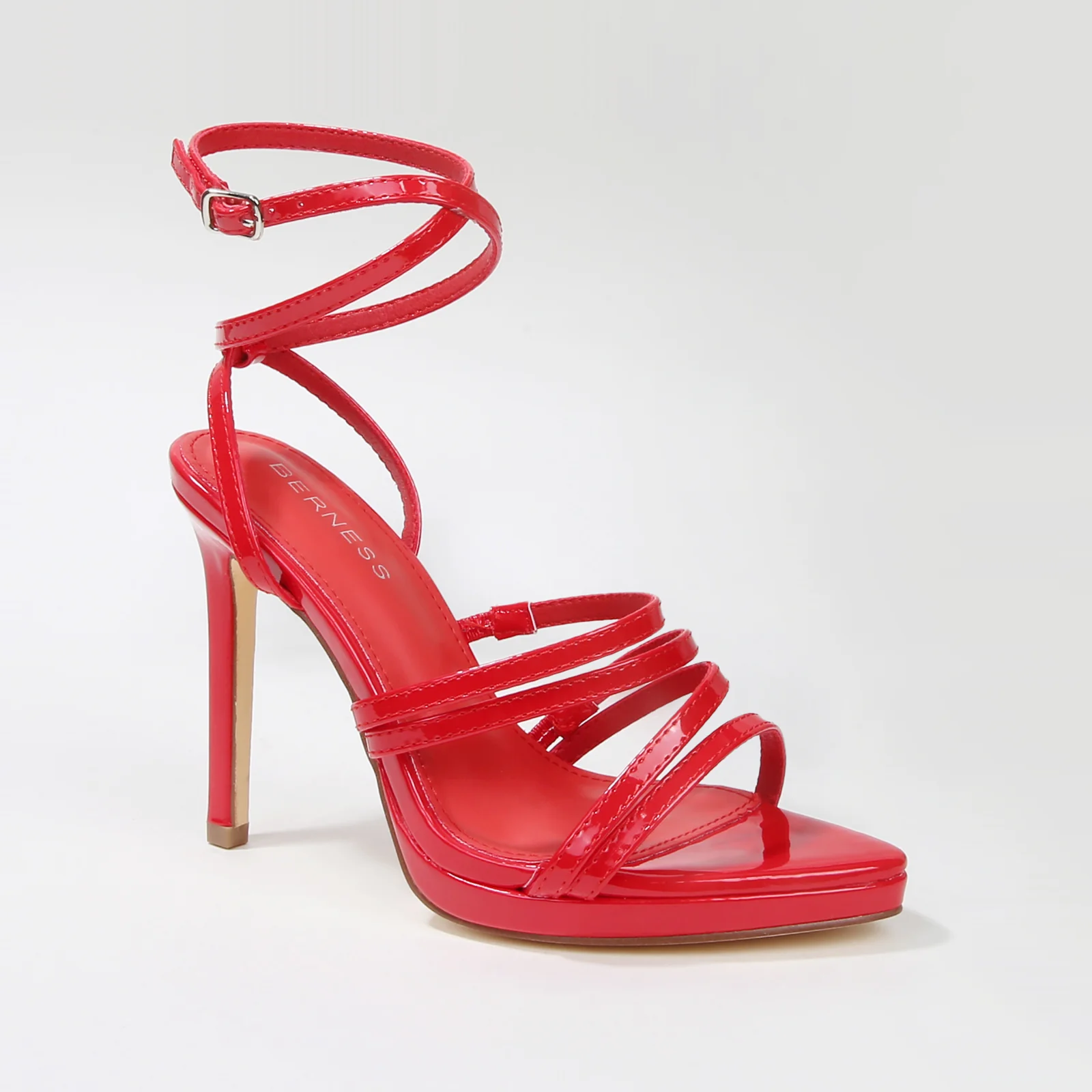 Herlinda Strappy Ankle Wrap Stiletto Heel Sandals - Image 17