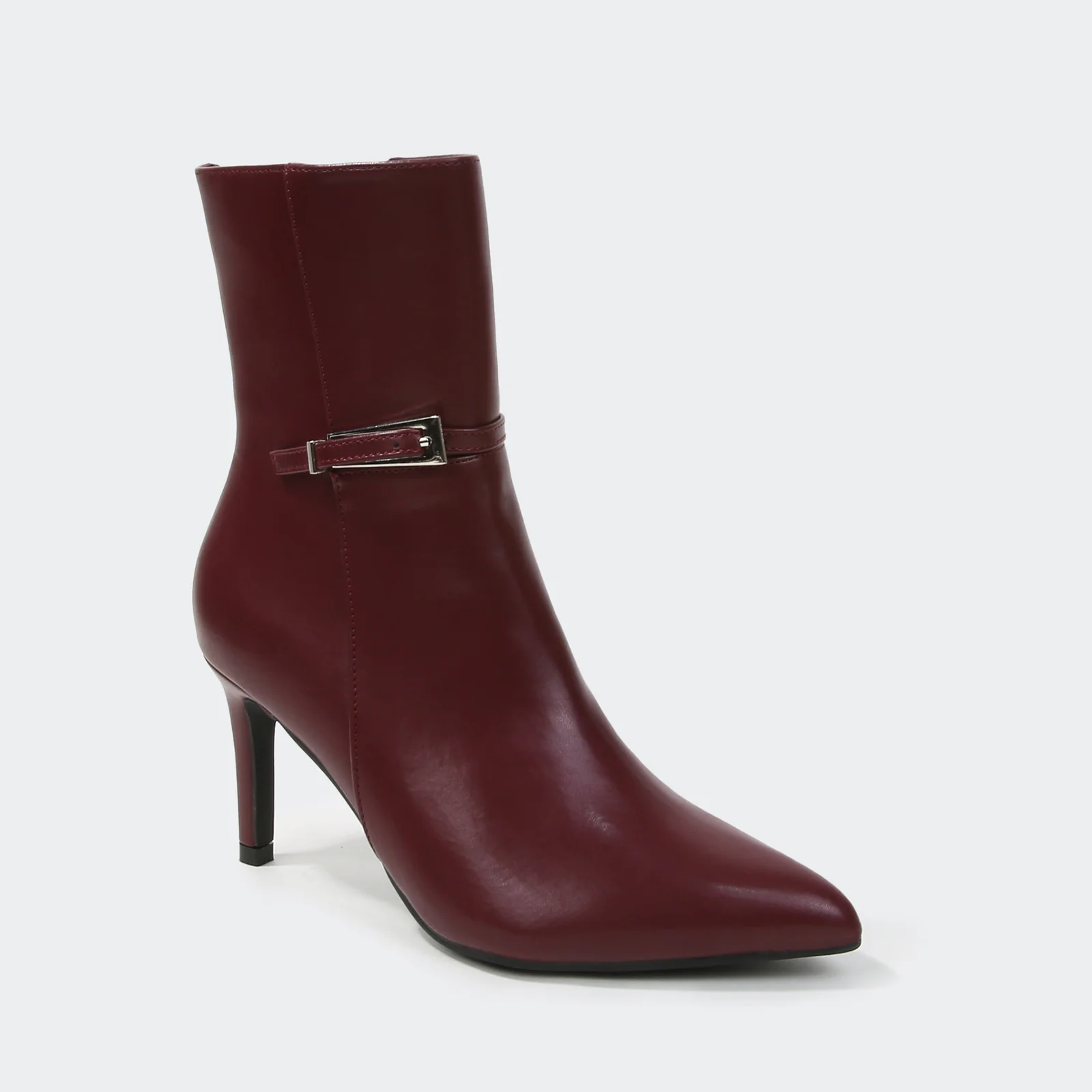 Kairi Buckle Detail Ankle Boots - Image 11