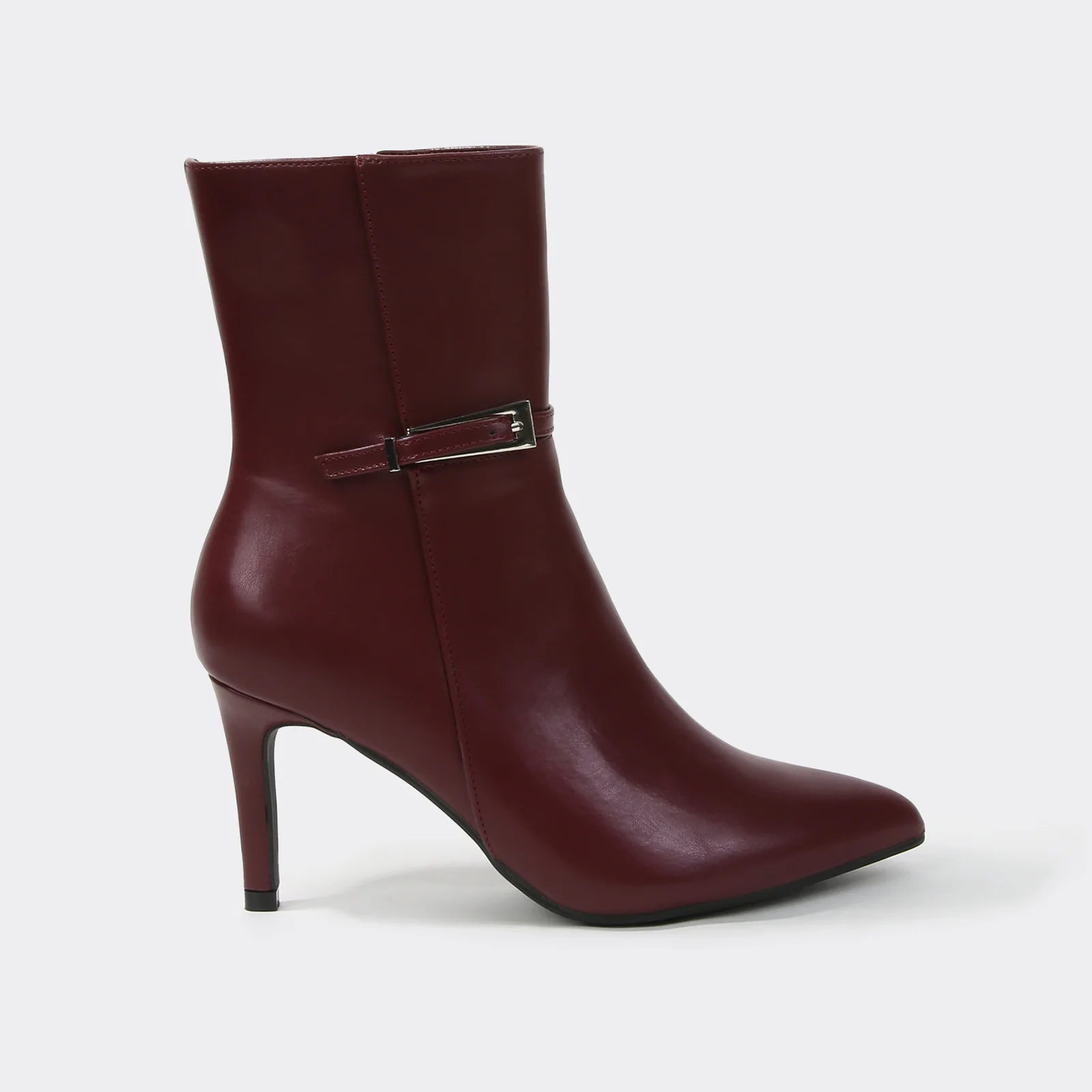 Kairi Buckle Detail Ankle Boots - Image 12