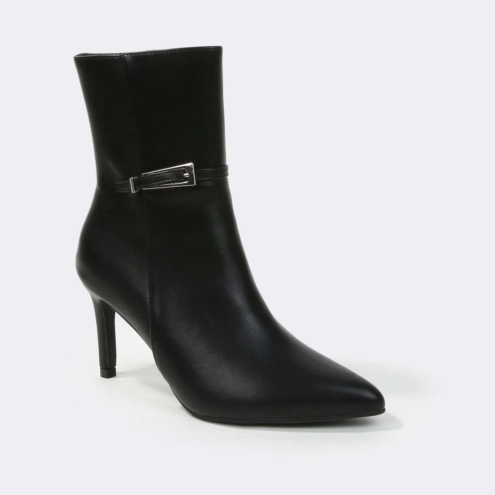 Kairi Buckle Detail Ankle Boots - Image 5