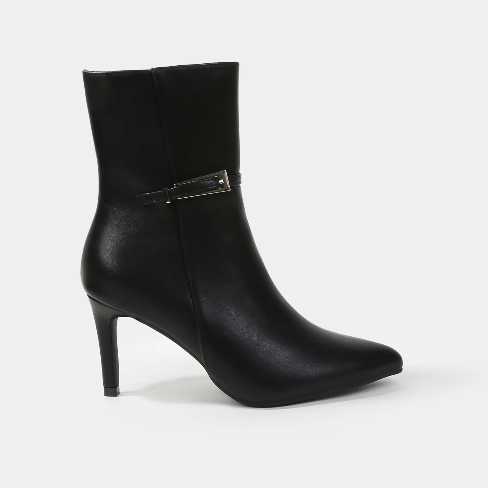 Kairi Buckle Detail Ankle Boots - Image 7
