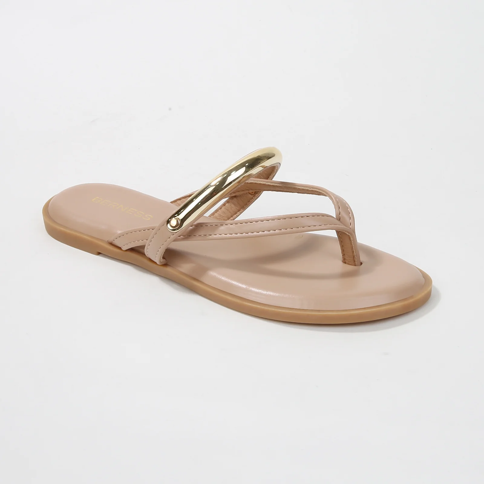 Kara Metal Ring Thong Sandals with Slim Straps - Image 13