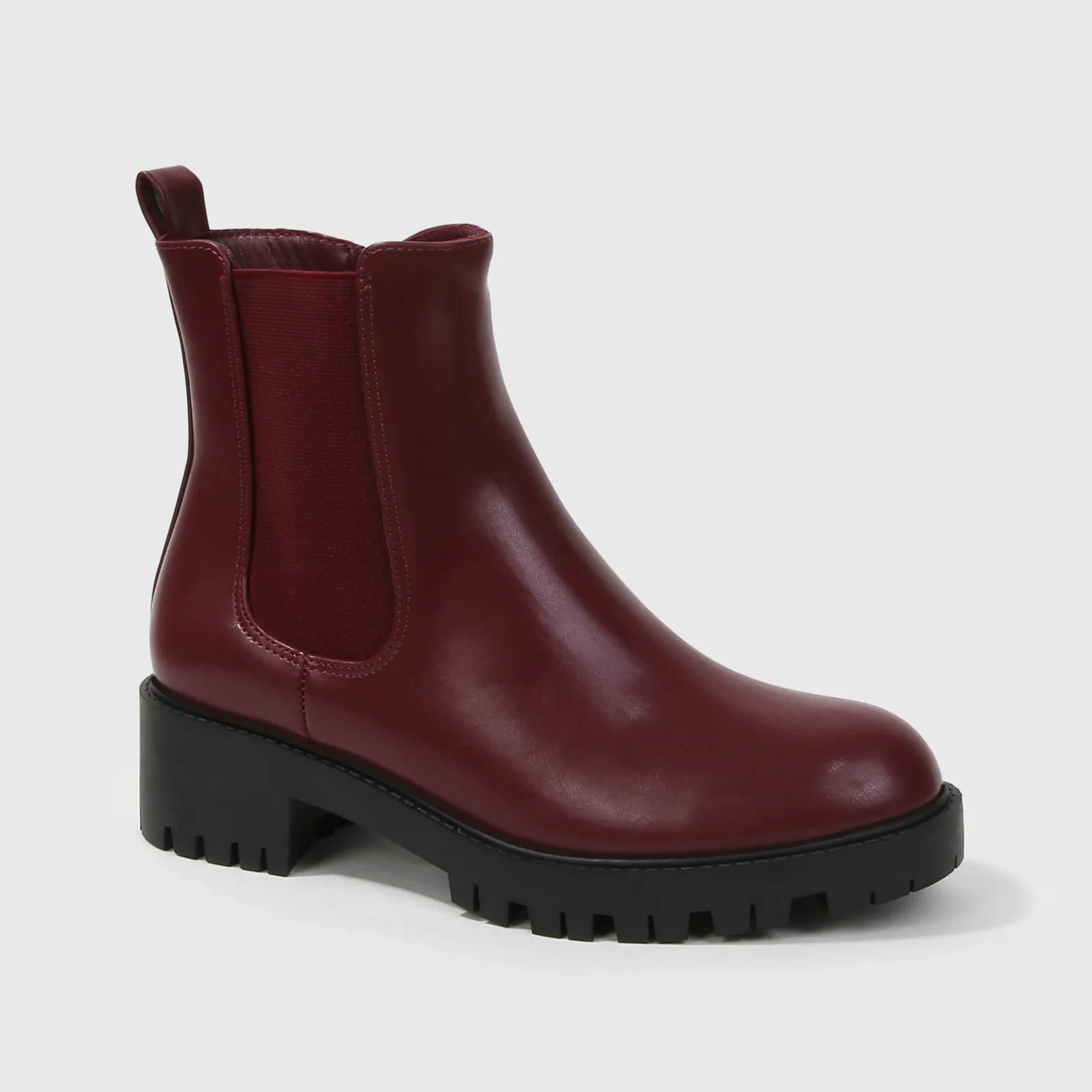 Kaya Faux Leather Chelsea Ankle Boots - Image 11