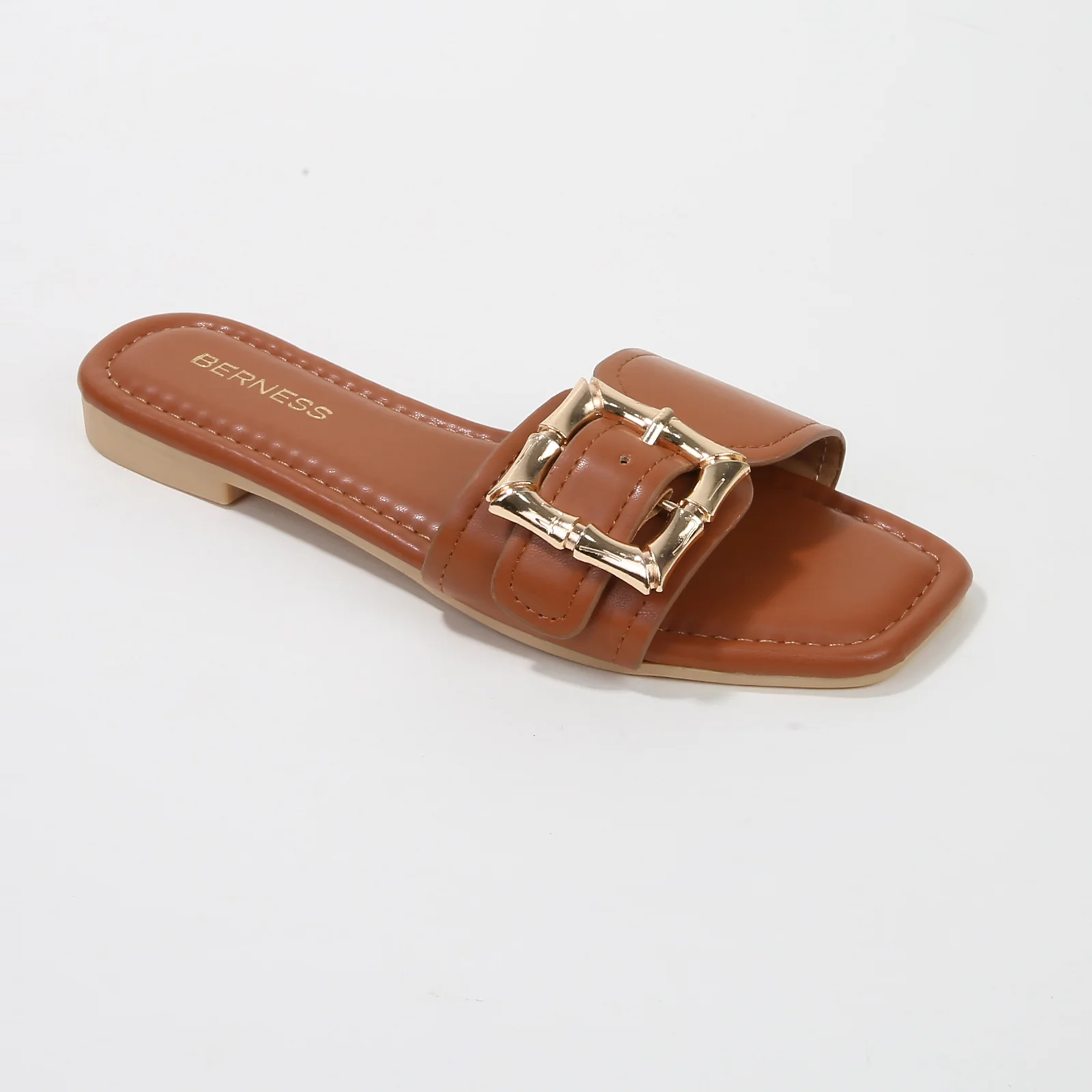 Kimberly Buckle Slide Flat Sandals - Image 21