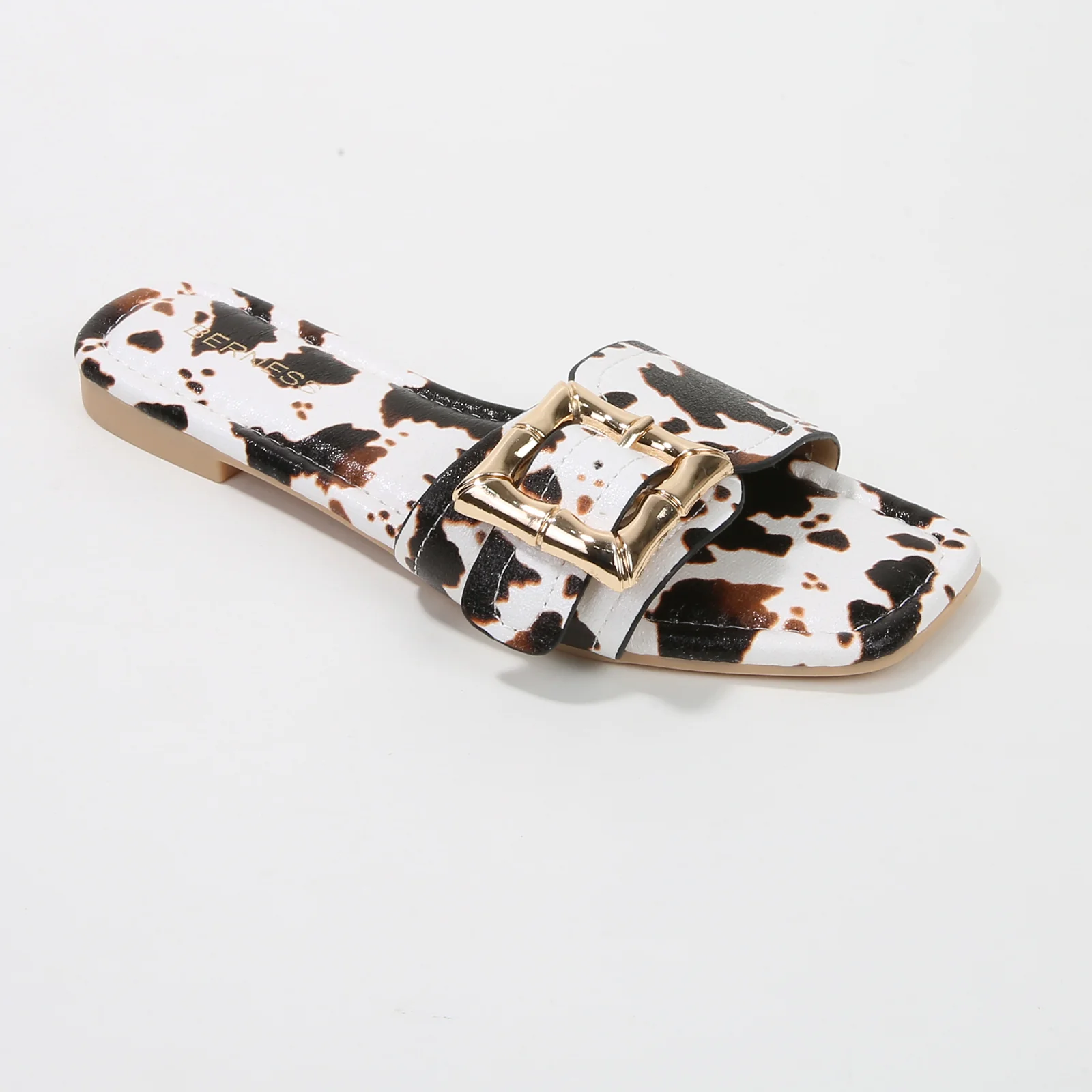 Kimberly Buckle Slide Flat Sandals - Image 9